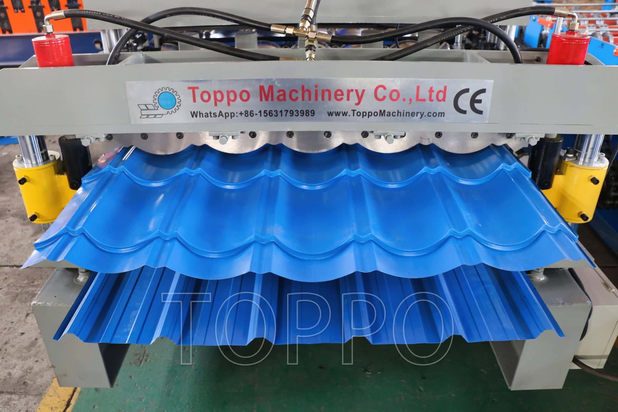Heavy Duty Double Layer Roll Forming Machine for Roofing Sheet Manufacturing