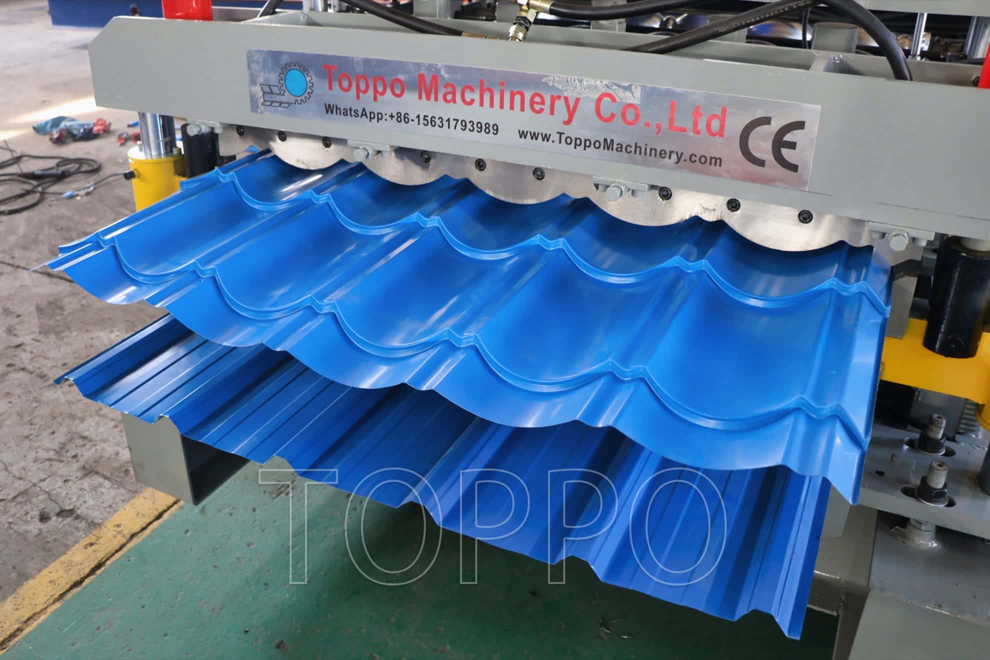 Automatic Double Layer Bamboo Profile Roll Forming Machine with Electric Cutting System