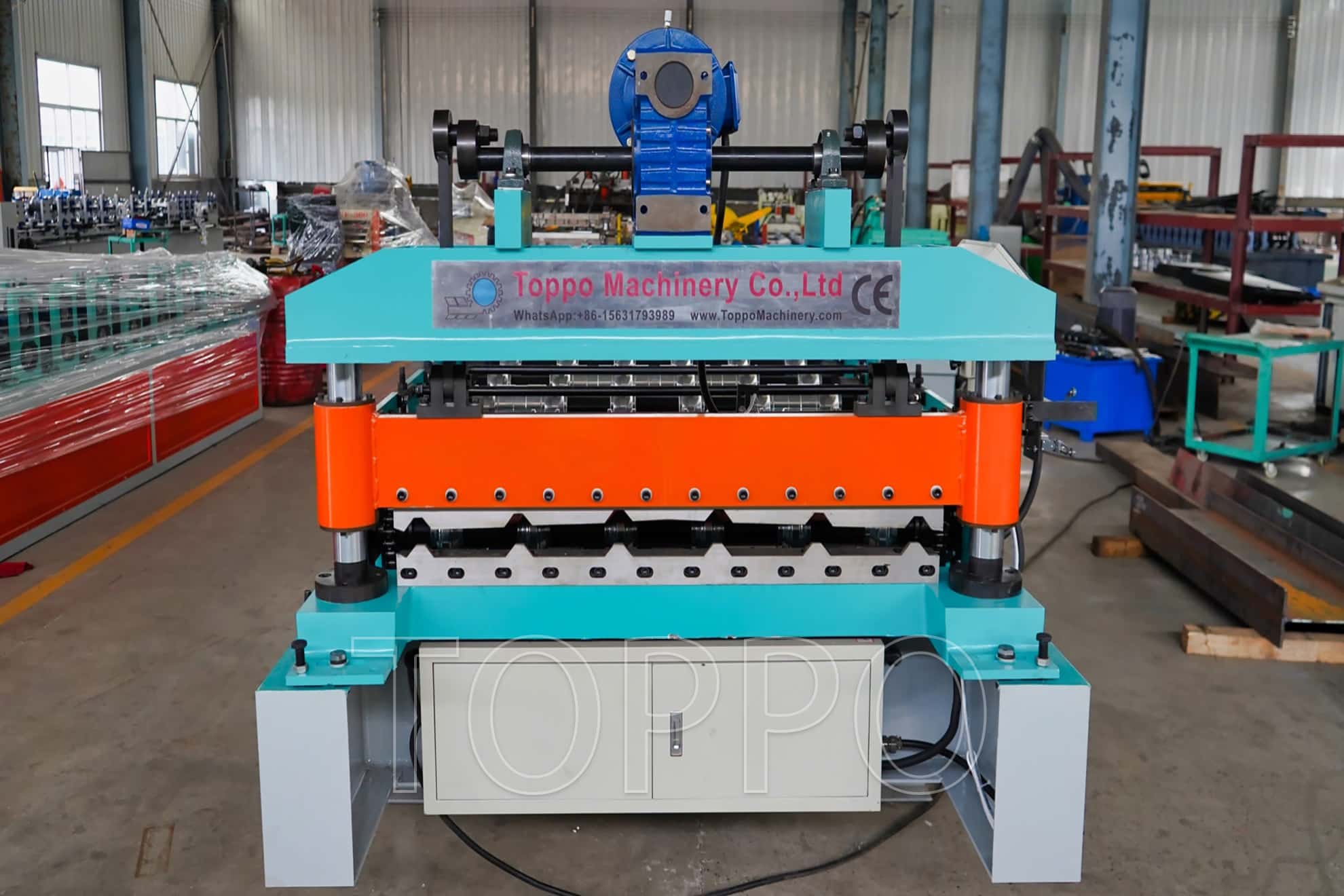 Trapezoidal Sheet Roll Forming Machine for Metal Roofing Panels