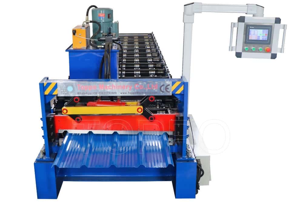 Industrial Trapezoidal Metal Roof Panel Roll Forming Machine