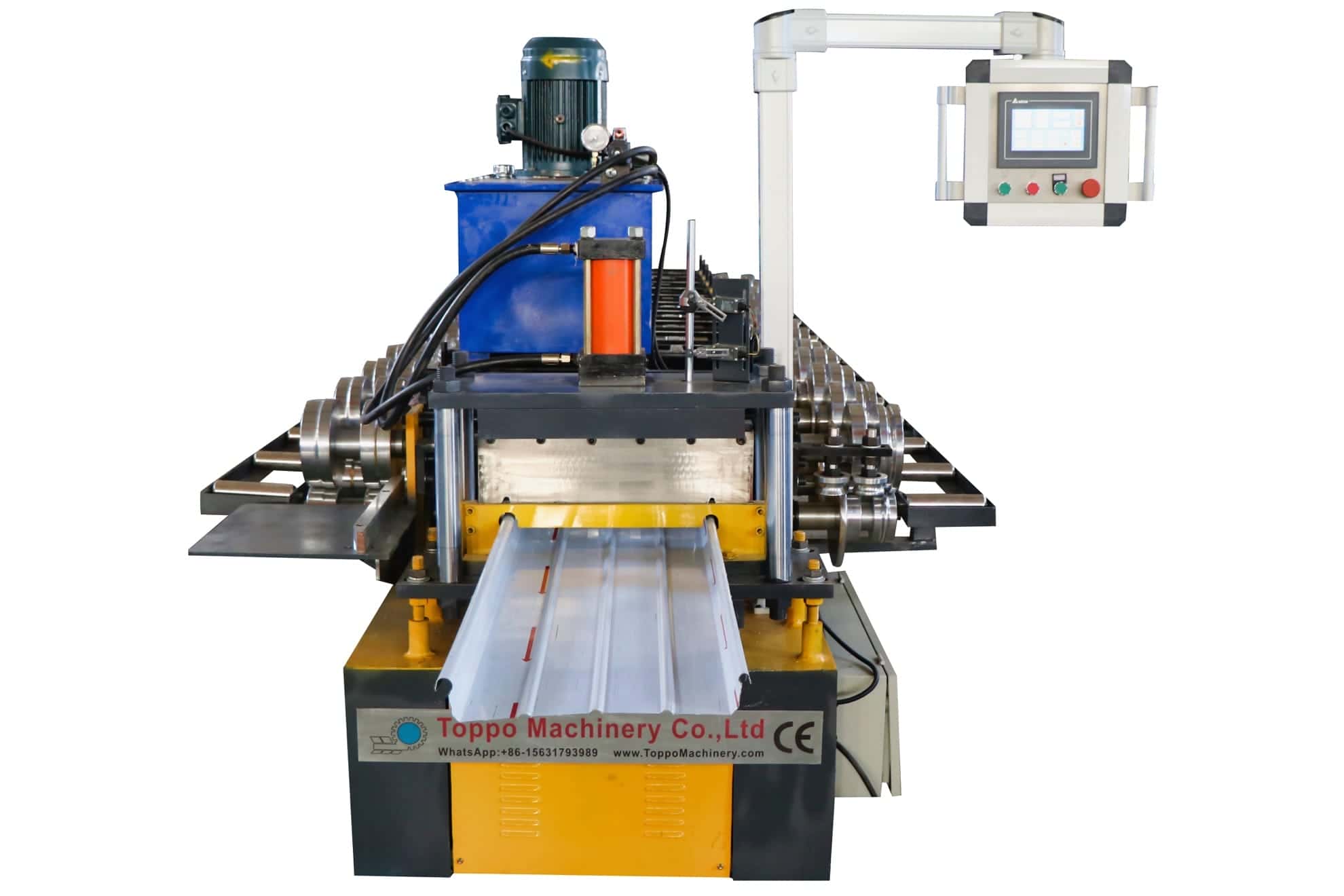 Fully Automatic Standing Seam Roofing Roll Forming Machine with PLC Touch Screen
