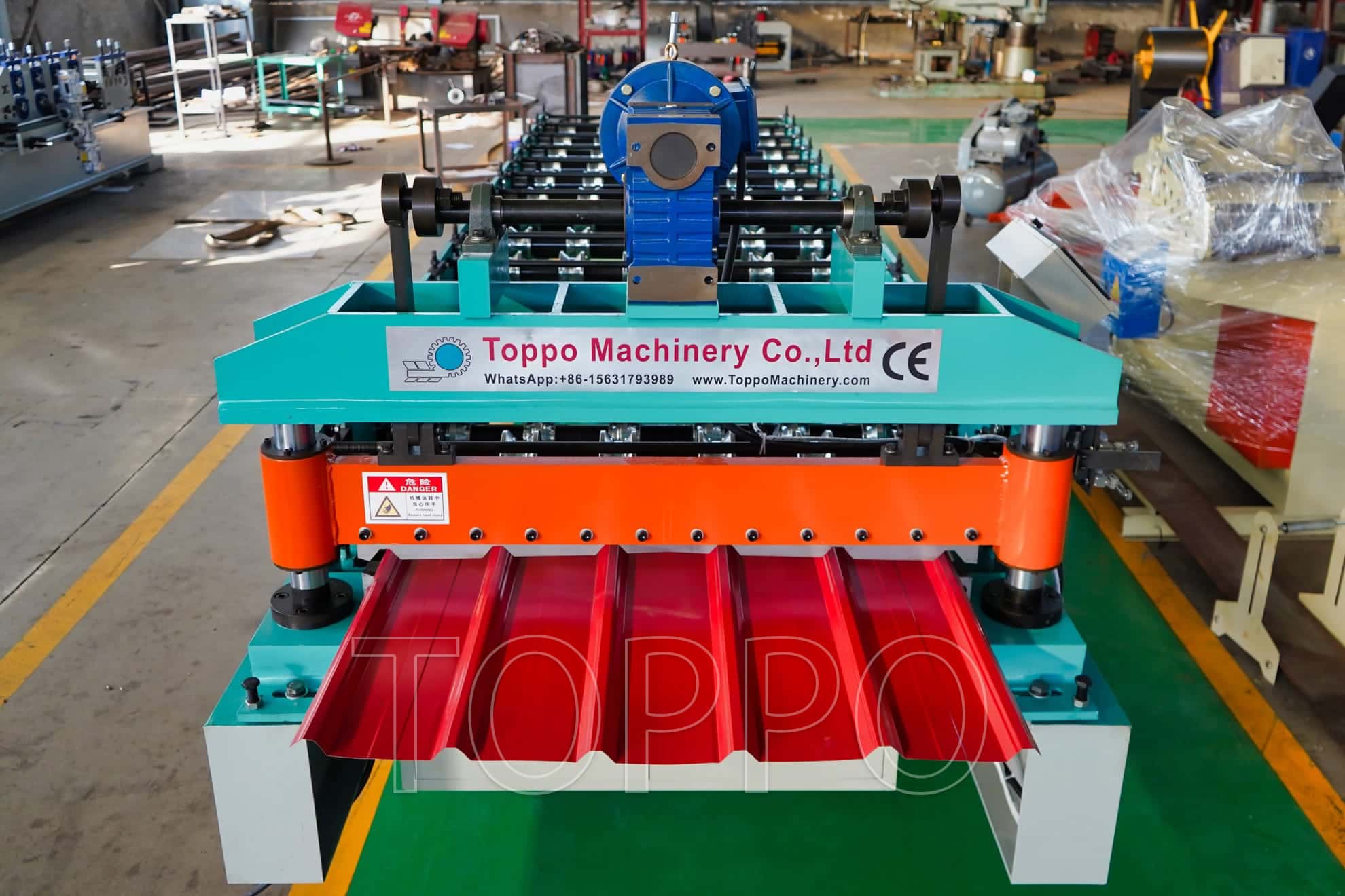 Trapezoidal Sheet Roll Forming Machine for Metal Roofing Panels