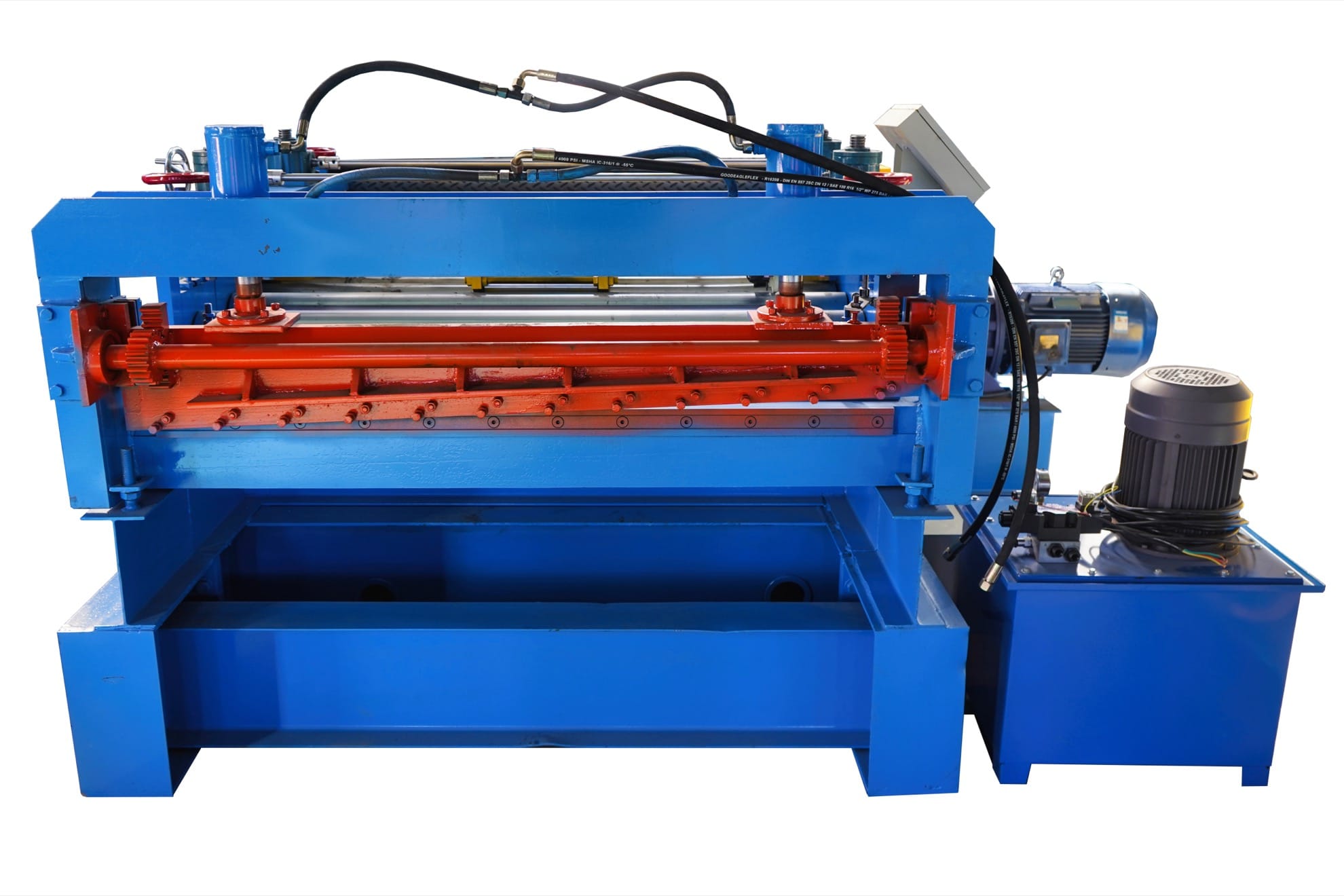 Heavy Duty Diamond Pattern Metal Sheet Embossing Machine