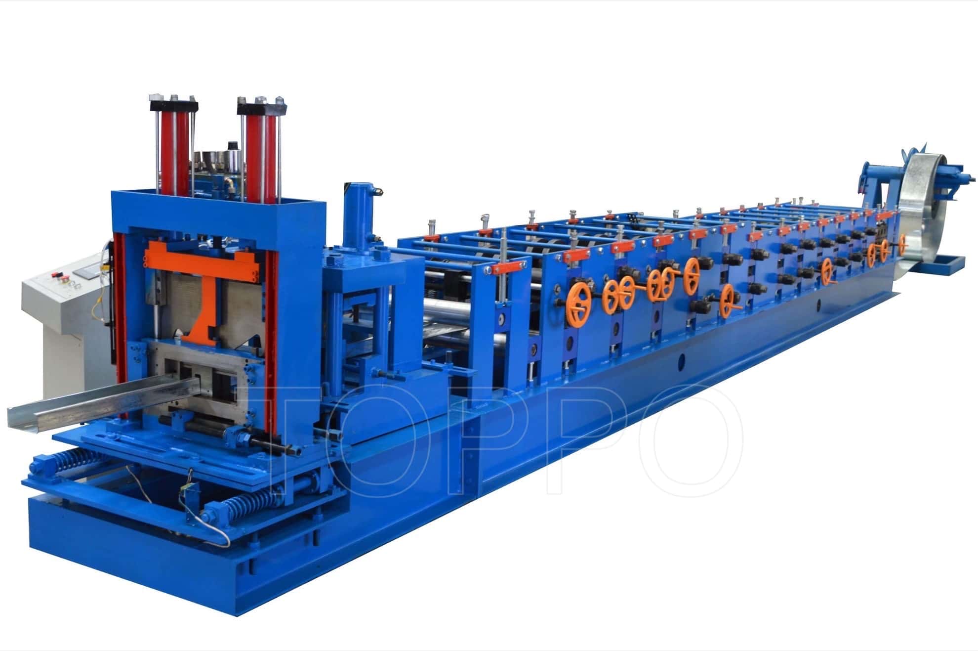 Fully Automatic CZU Purlin Roll Forming Machine with Hydraulic Punching