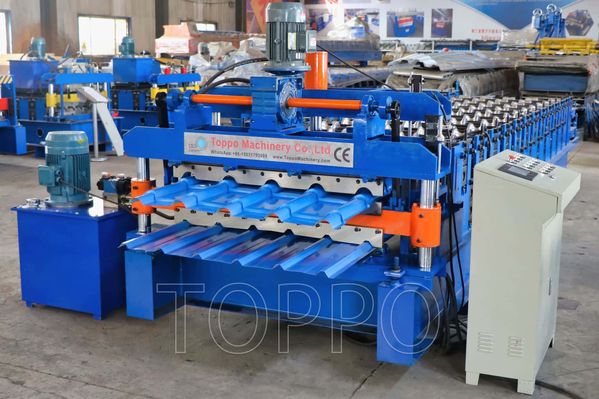 Double Layer Roll Forming Machine | Combined Trapezoidal and Corrugated Roofing Sheet Making Machine