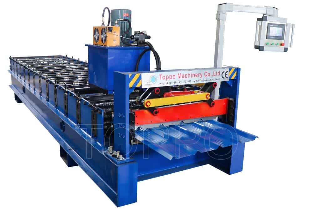 Industrial Trapezoidal Metal Roof Panel Roll Forming Machine