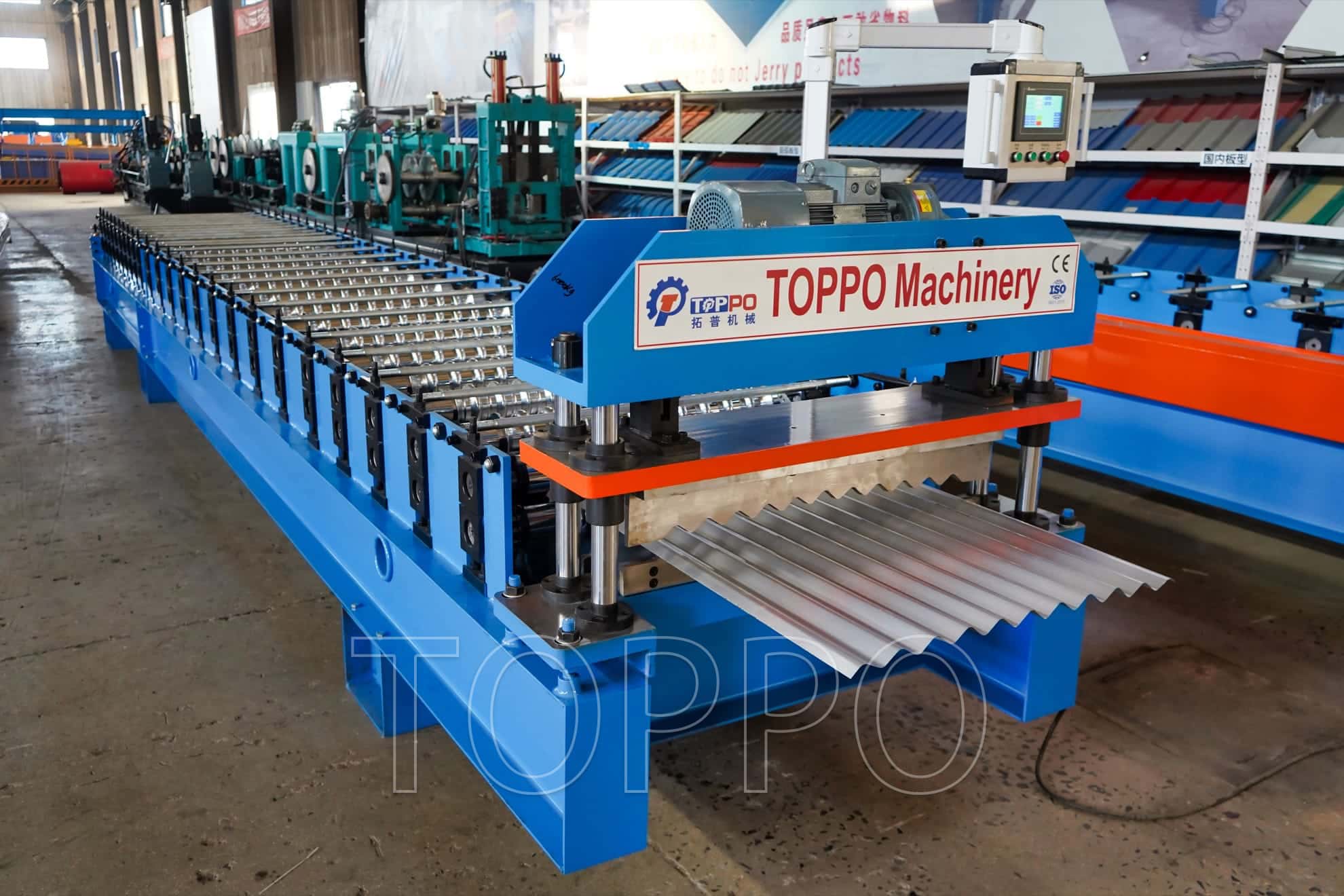 Corrugated Roof Sheet Roll Forming Machine for Roofing Panel Manufacturing Equipment