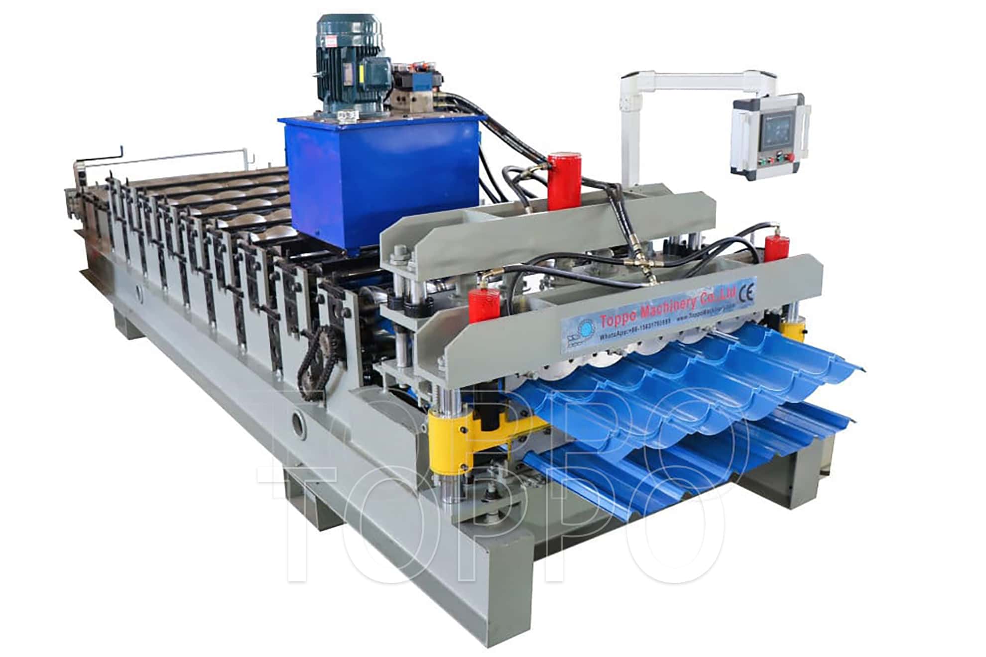 Automatic Corrugated Metal Roofing Panel Forming Equipment