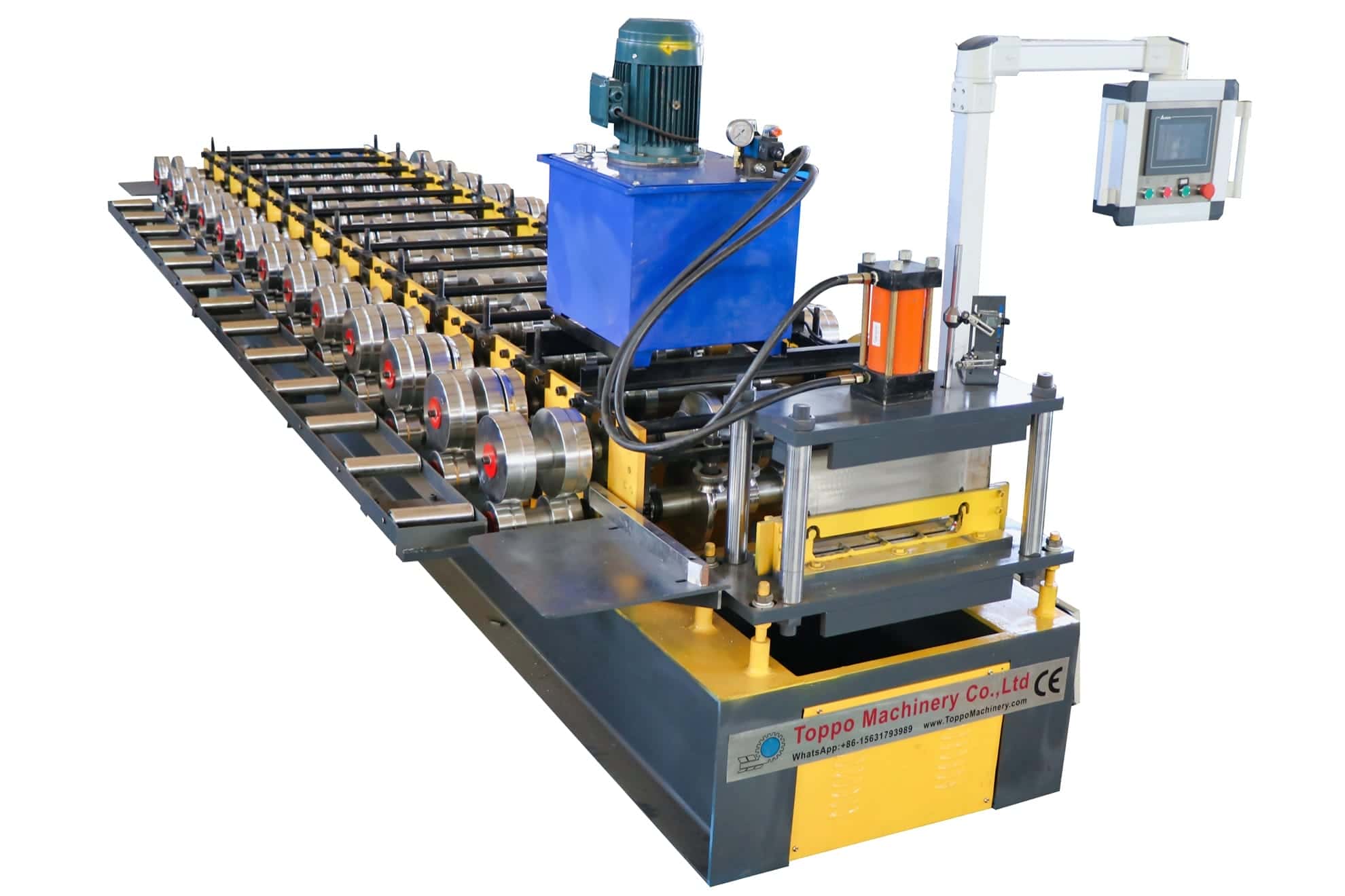 Fully Automatic Standing Seam Roofing Roll Forming Machine with PLC Touch Screen