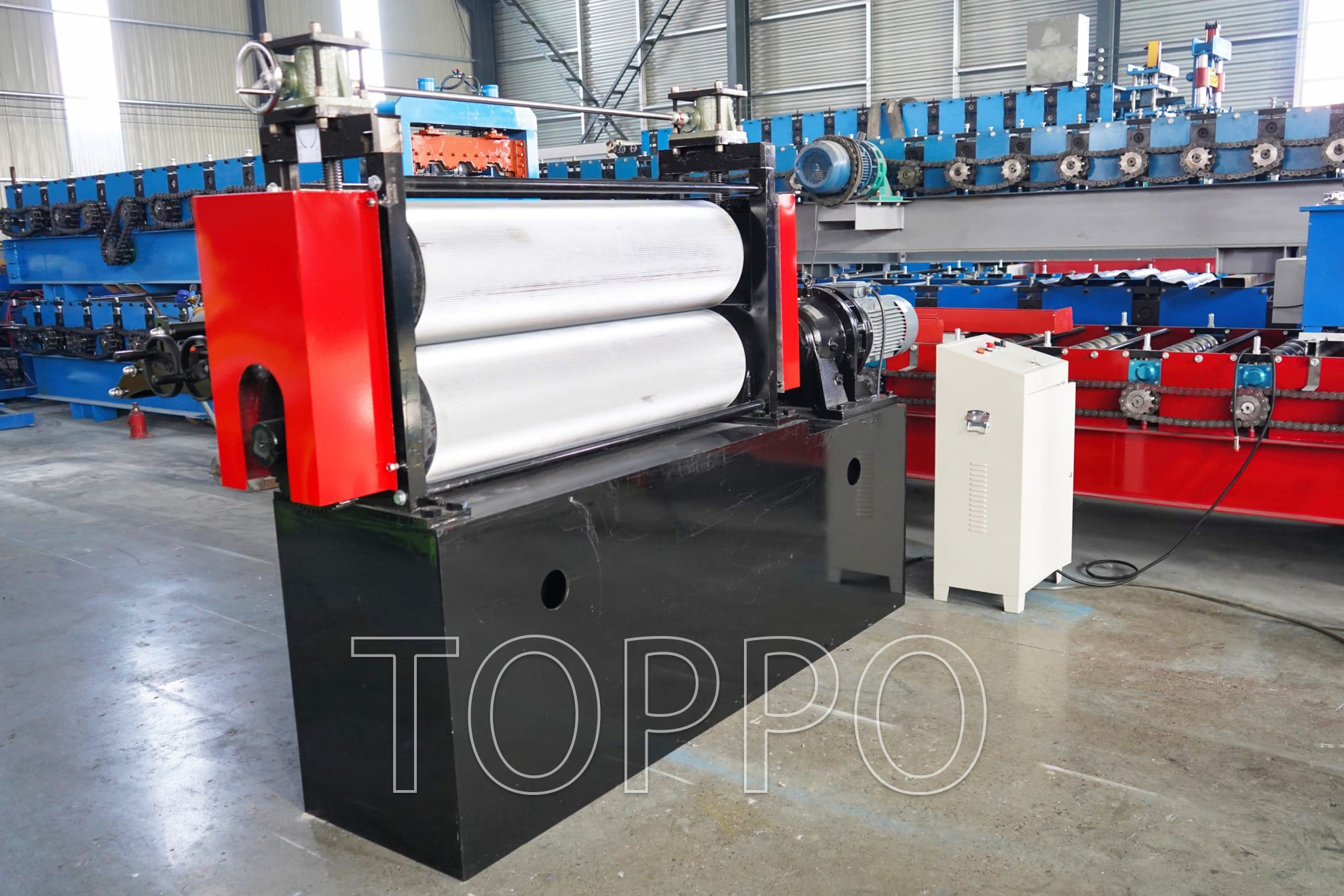 Manual Leveling Hydraulic Metal Sheet Embossing Machine