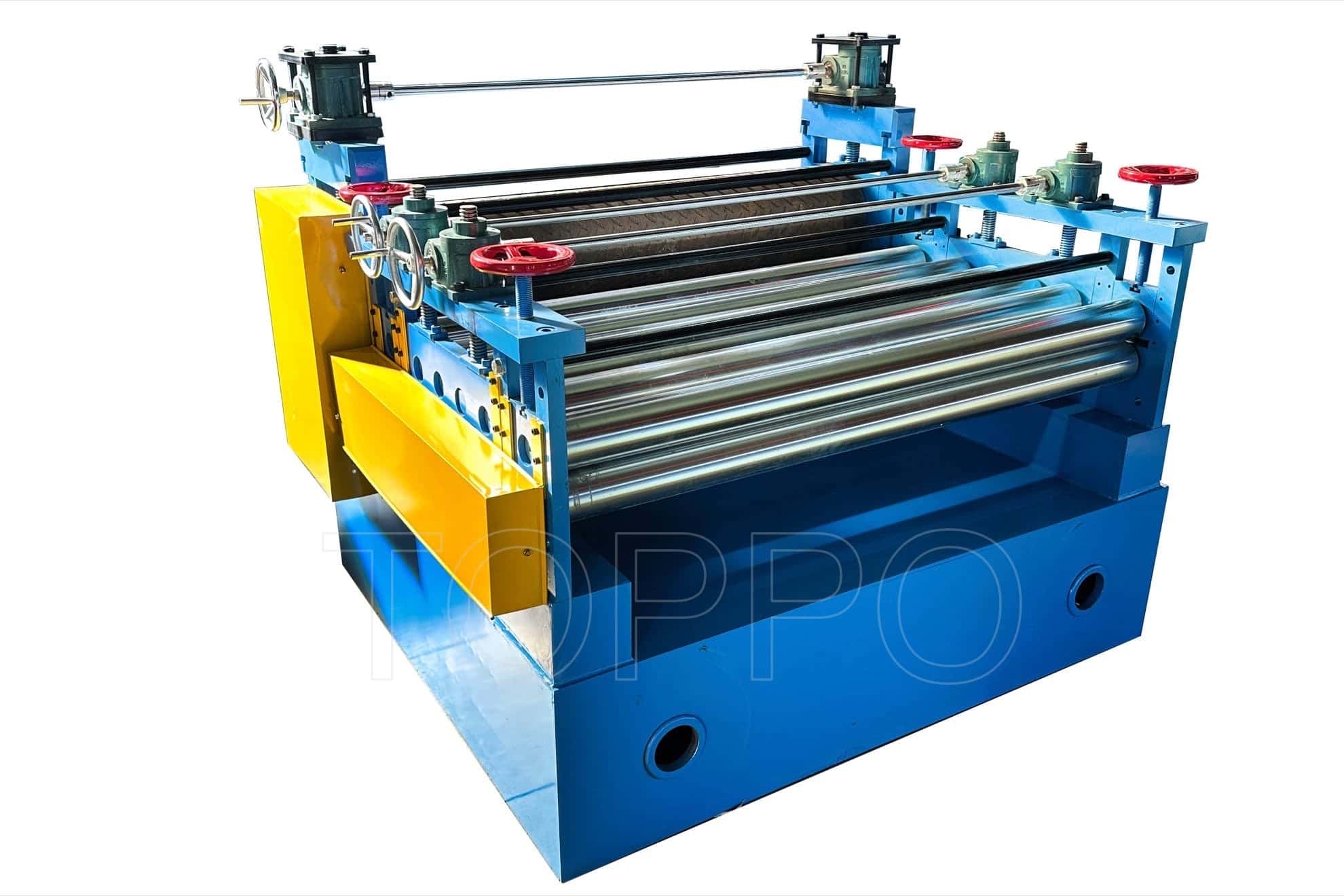 Anti-Slip Pattern Color Steel Aluminum Cold Plate Metal Embossing Machinery