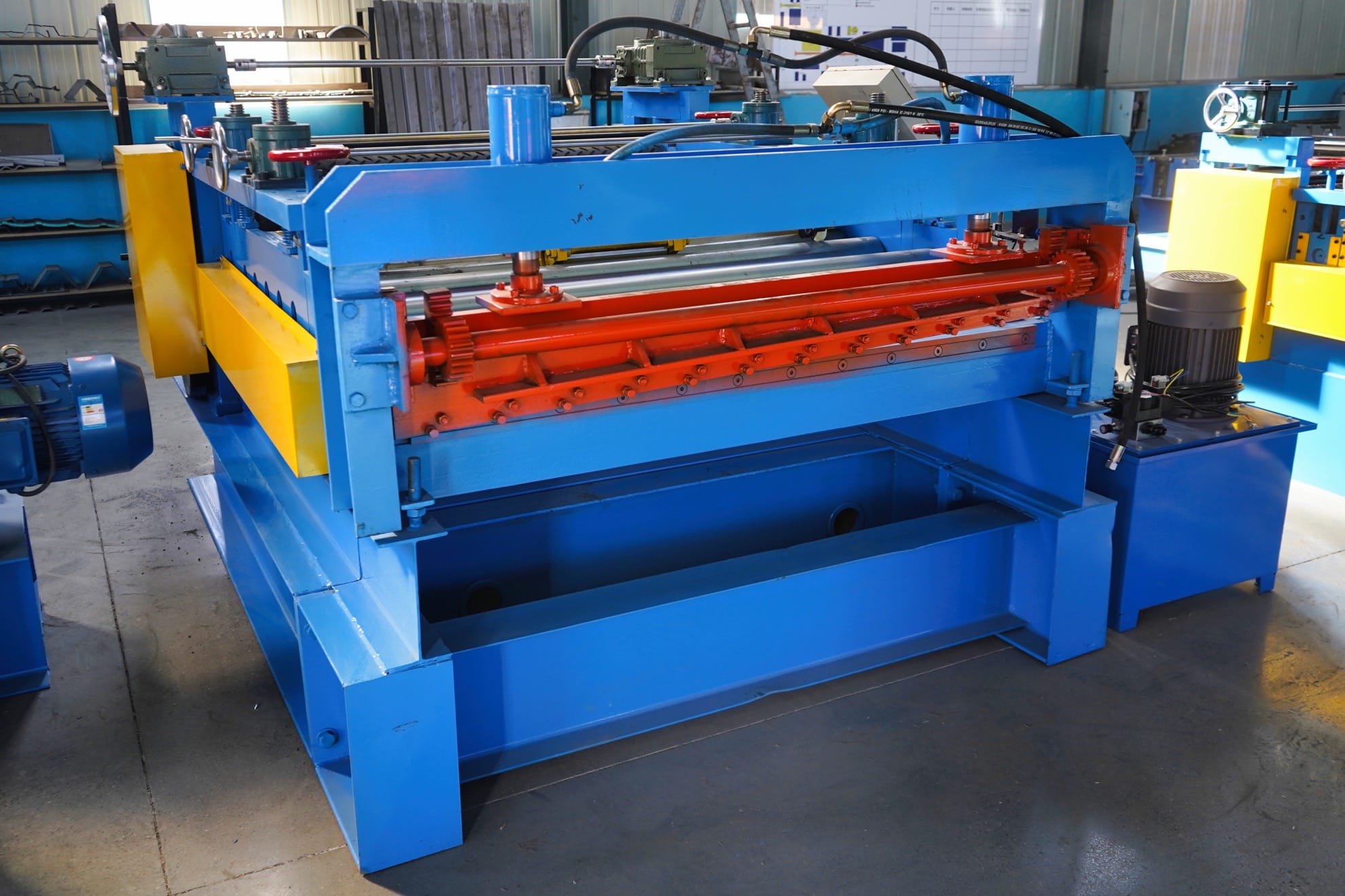 Heavy Duty Diamond Pattern Metal Sheet Embossing Machine