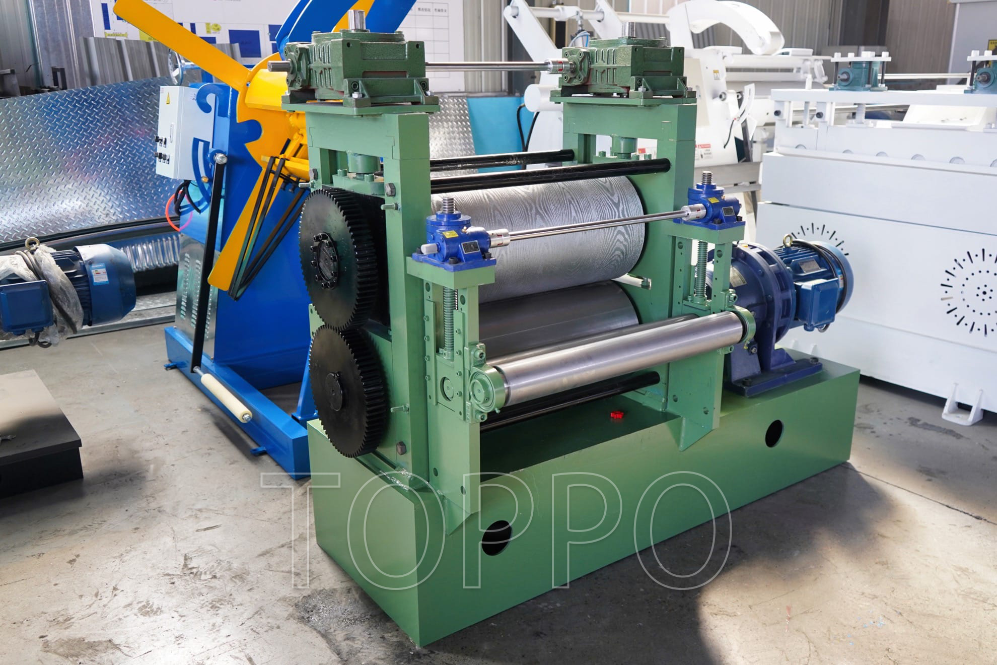 Hydraulic Metal Sheet Embossing Machine with Cutting System