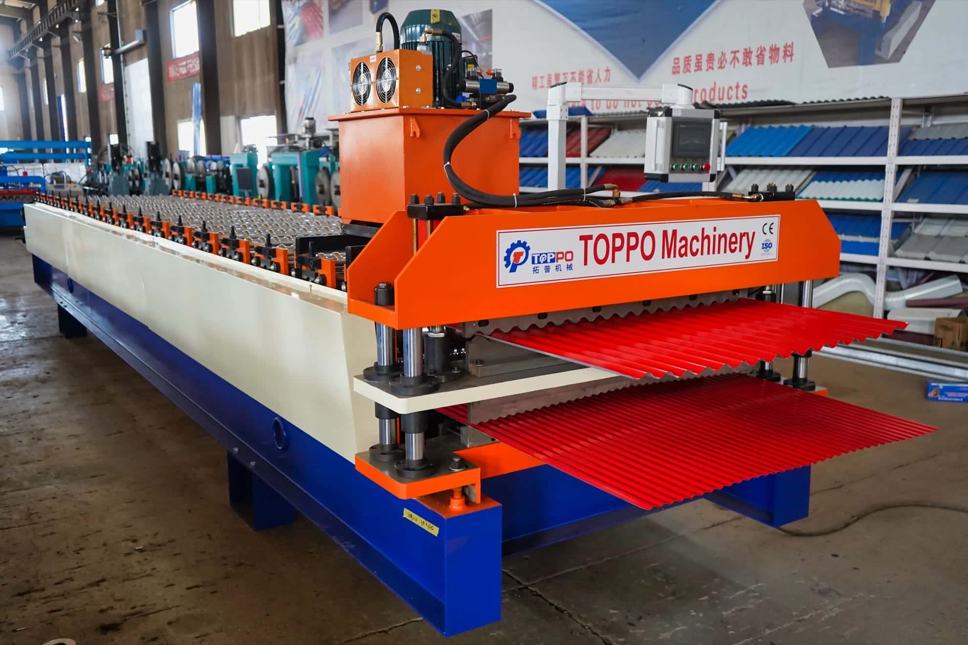 Heavy Duty Double Layer Roll Forming Machine for Metal Roofing Profiles
