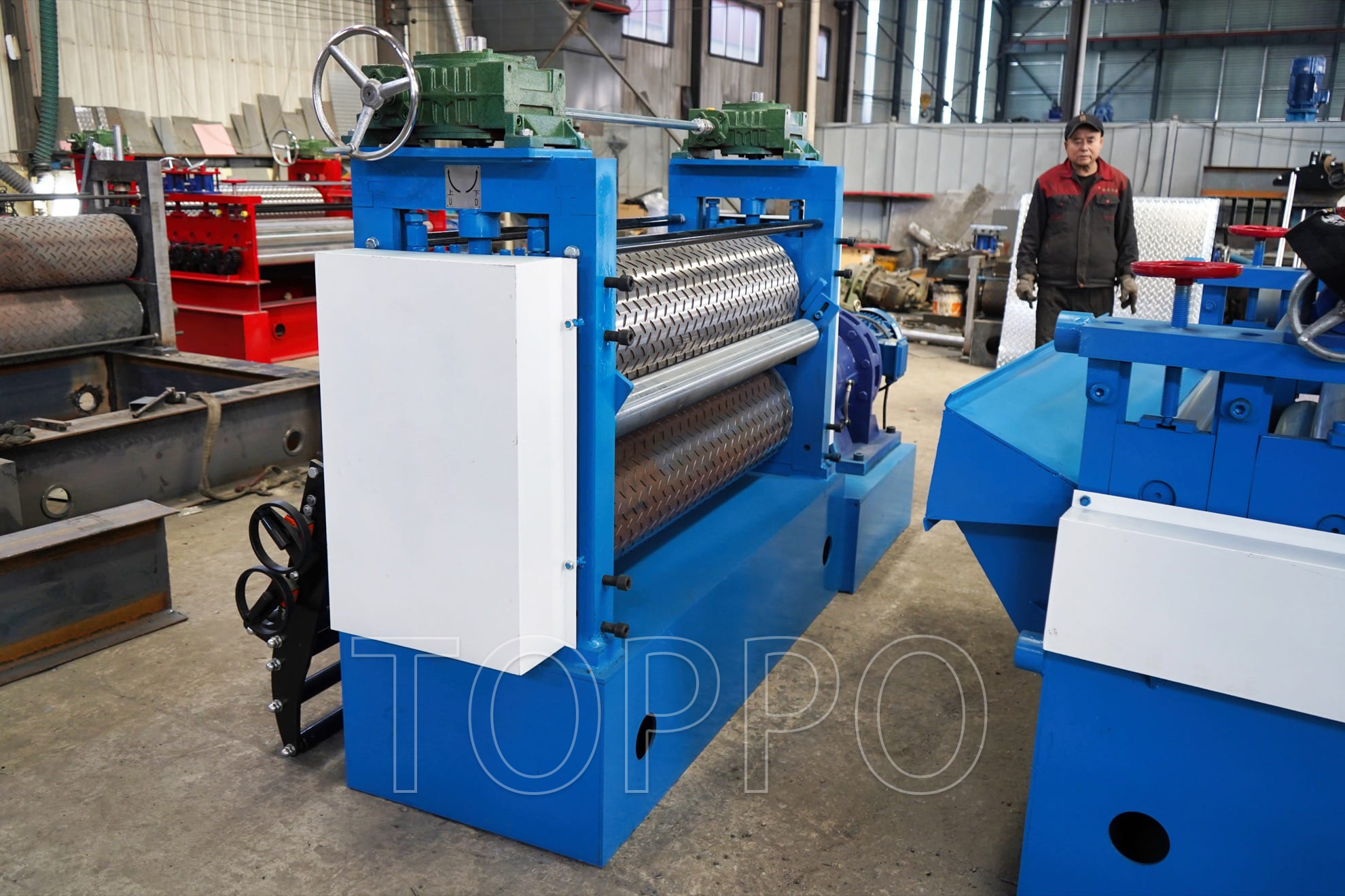 High Precision Metal Sheet Embossing Machine for Industrial Applications