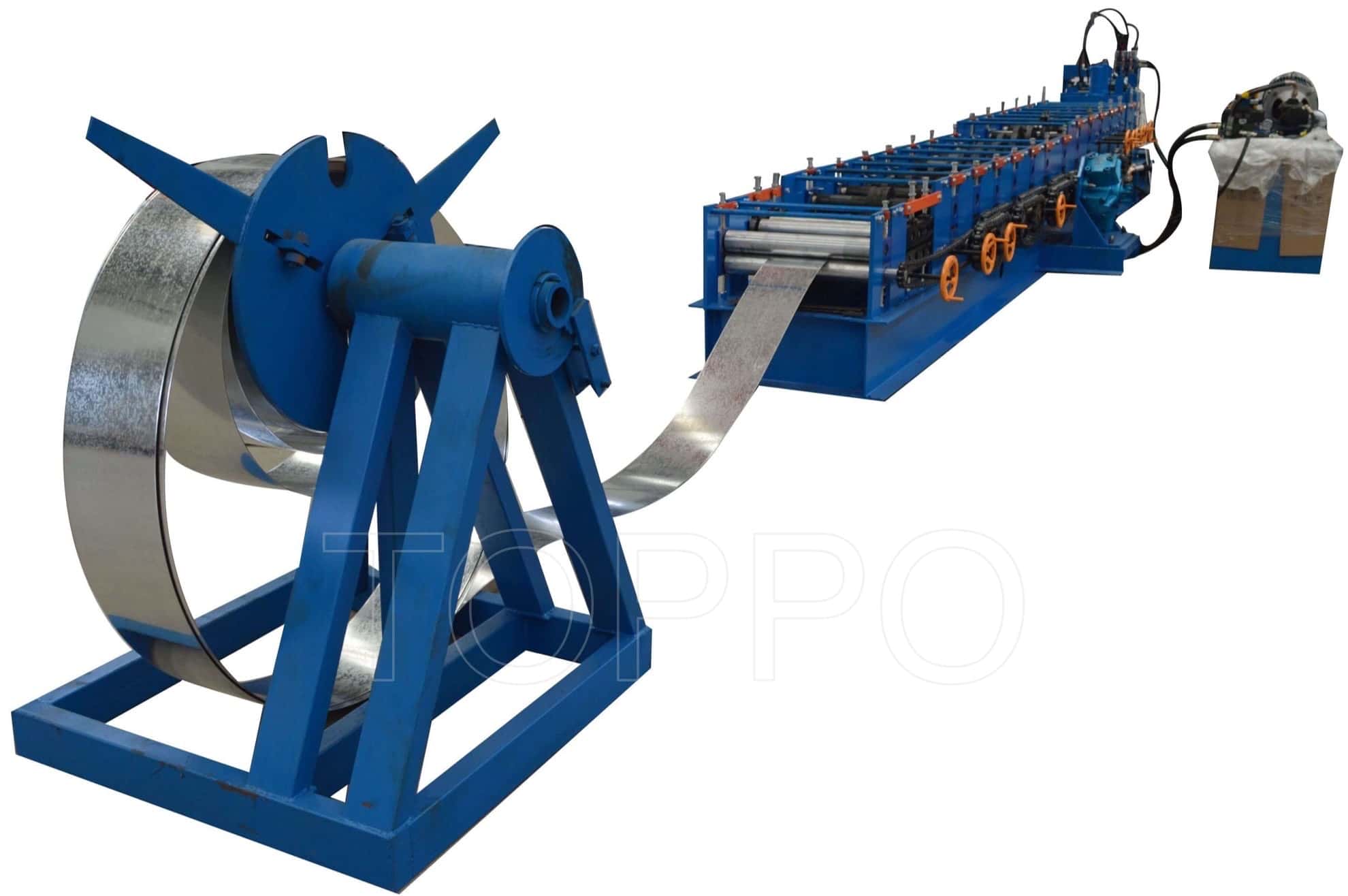 High Efficiency CZU Purlin Roll Forming Machine for Steel Structure Construction