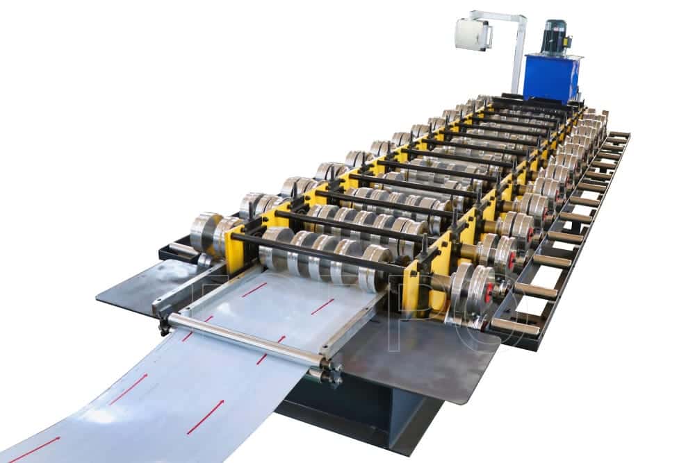 Fully Automatic Standing Seam Roofing Roll Forming Machine with PLC Touch Screen