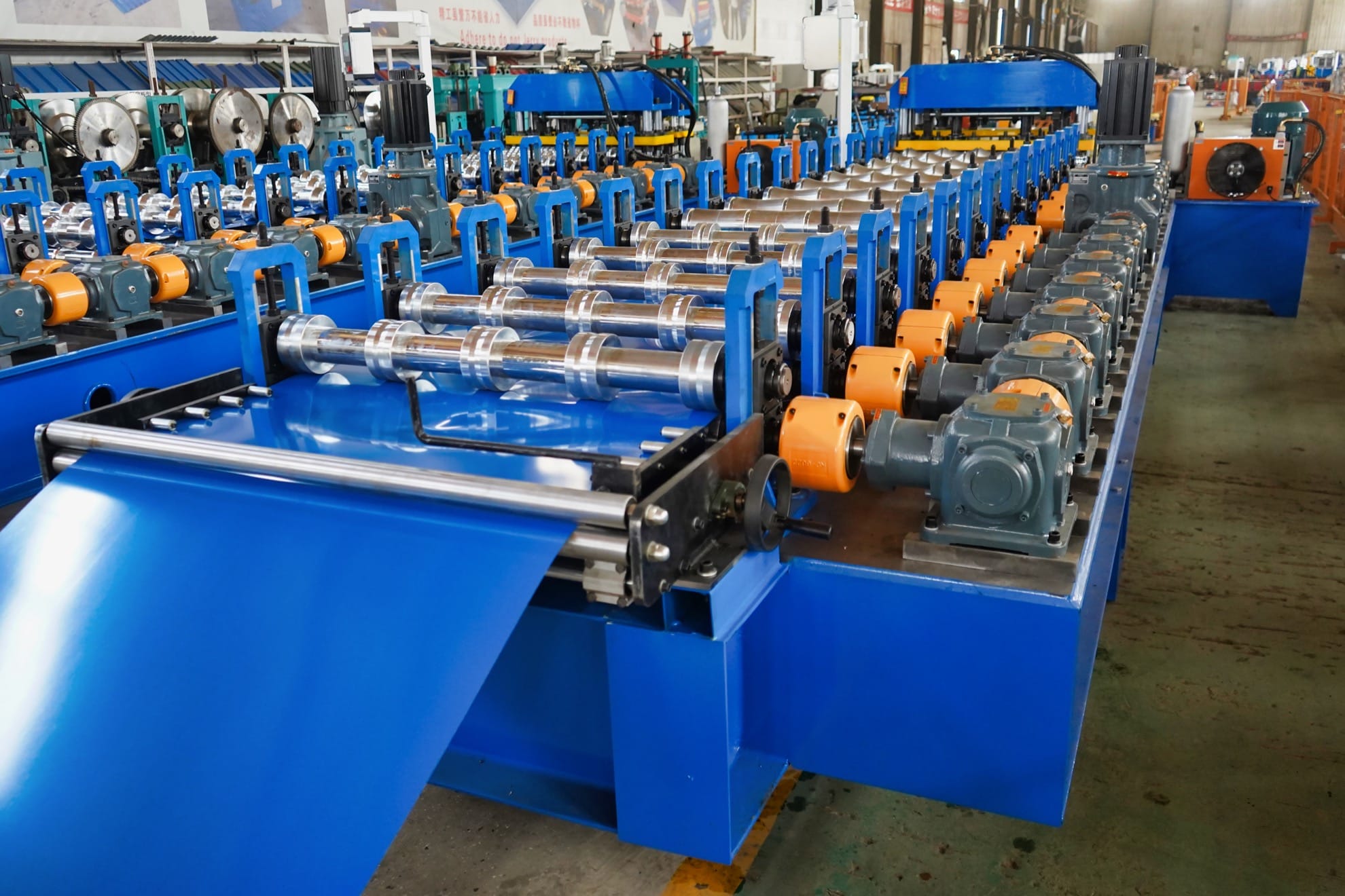 Automatic 828 Glazed tile Roofing Sheet roll forming machine