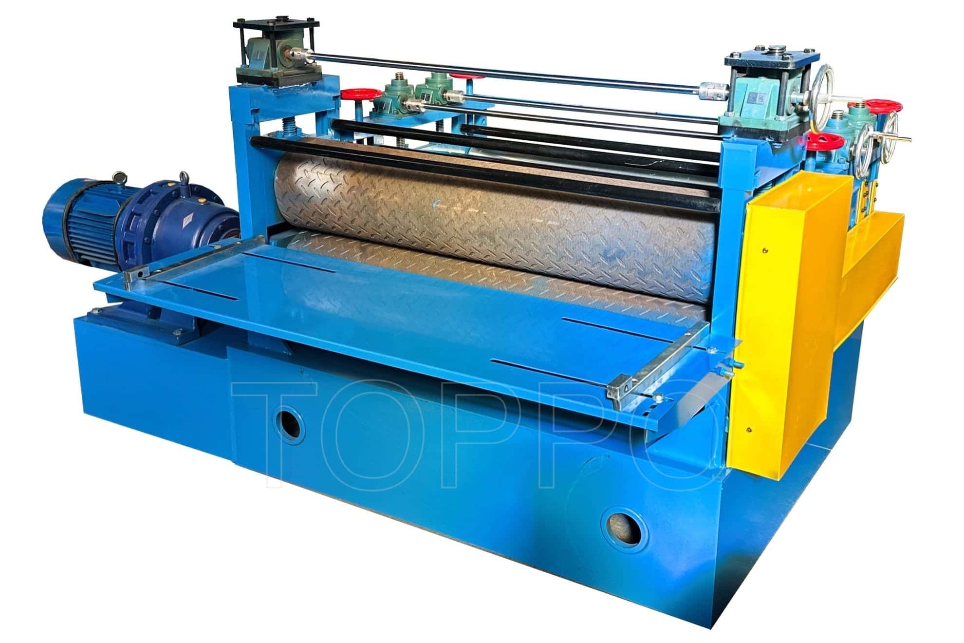 Anti-Slip Pattern Color Steel Aluminum Cold Plate Metal Embossing Machinery