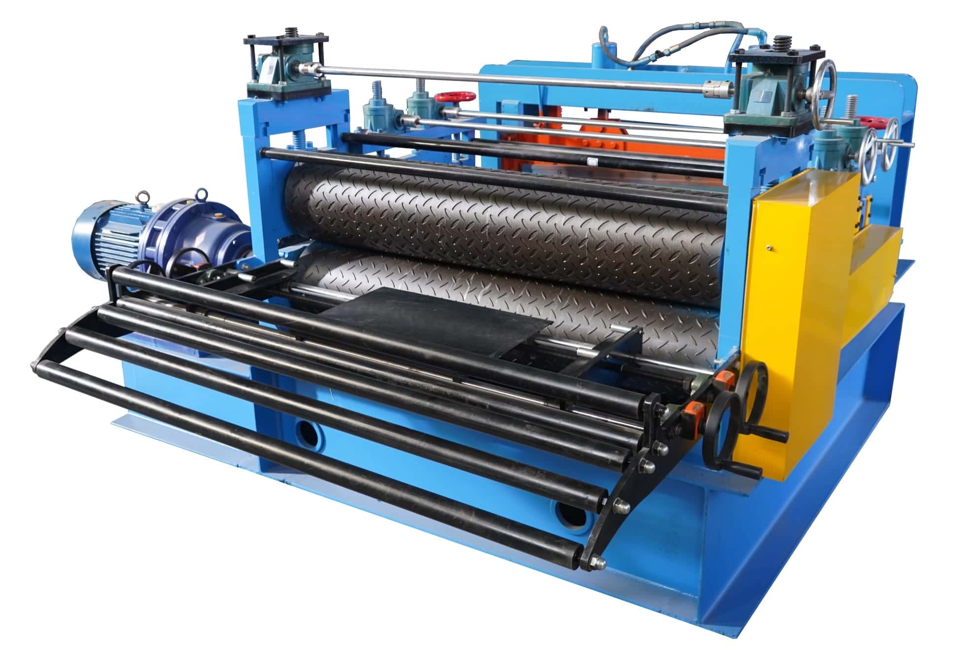 Electric Orange Peel Pattern Metal Steel Sheet Cold Rolling Embossing Machine