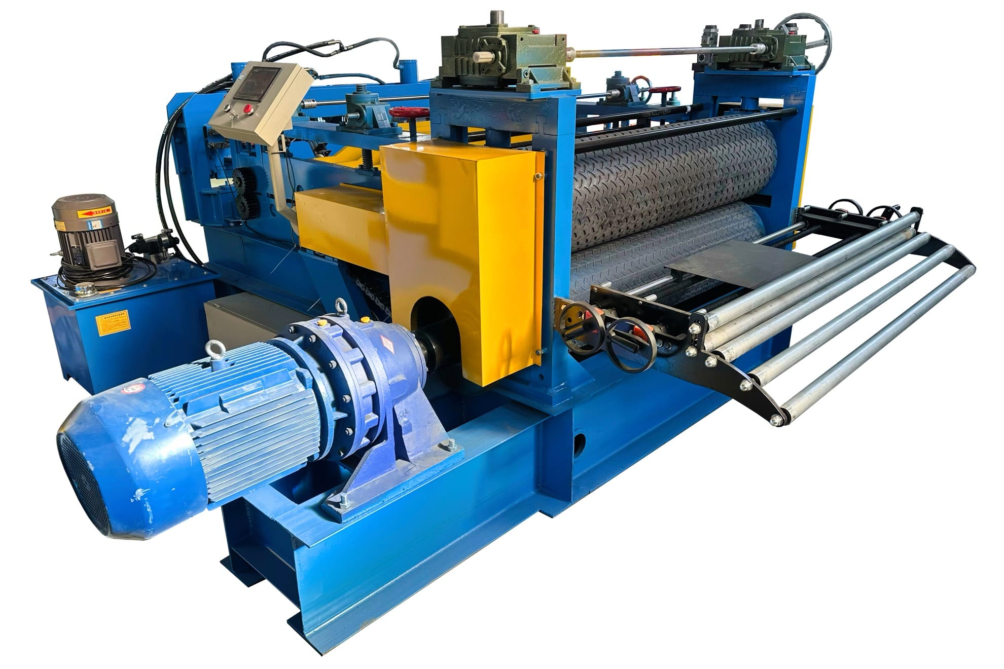 Heavy Duty Diamond Pattern Metal Sheet Embossing Machine