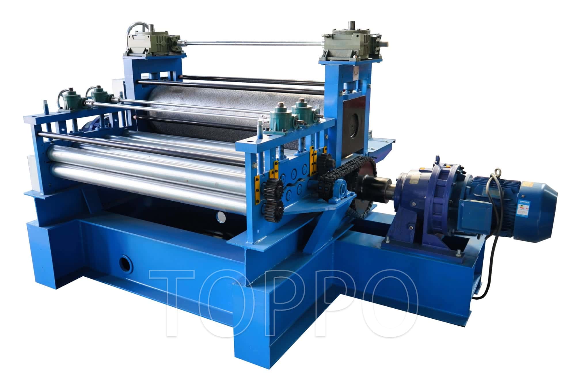 Automatic Anti-slip 3mm Sheet Embossing Machine for Embossed Metal Flooring Sheet Production