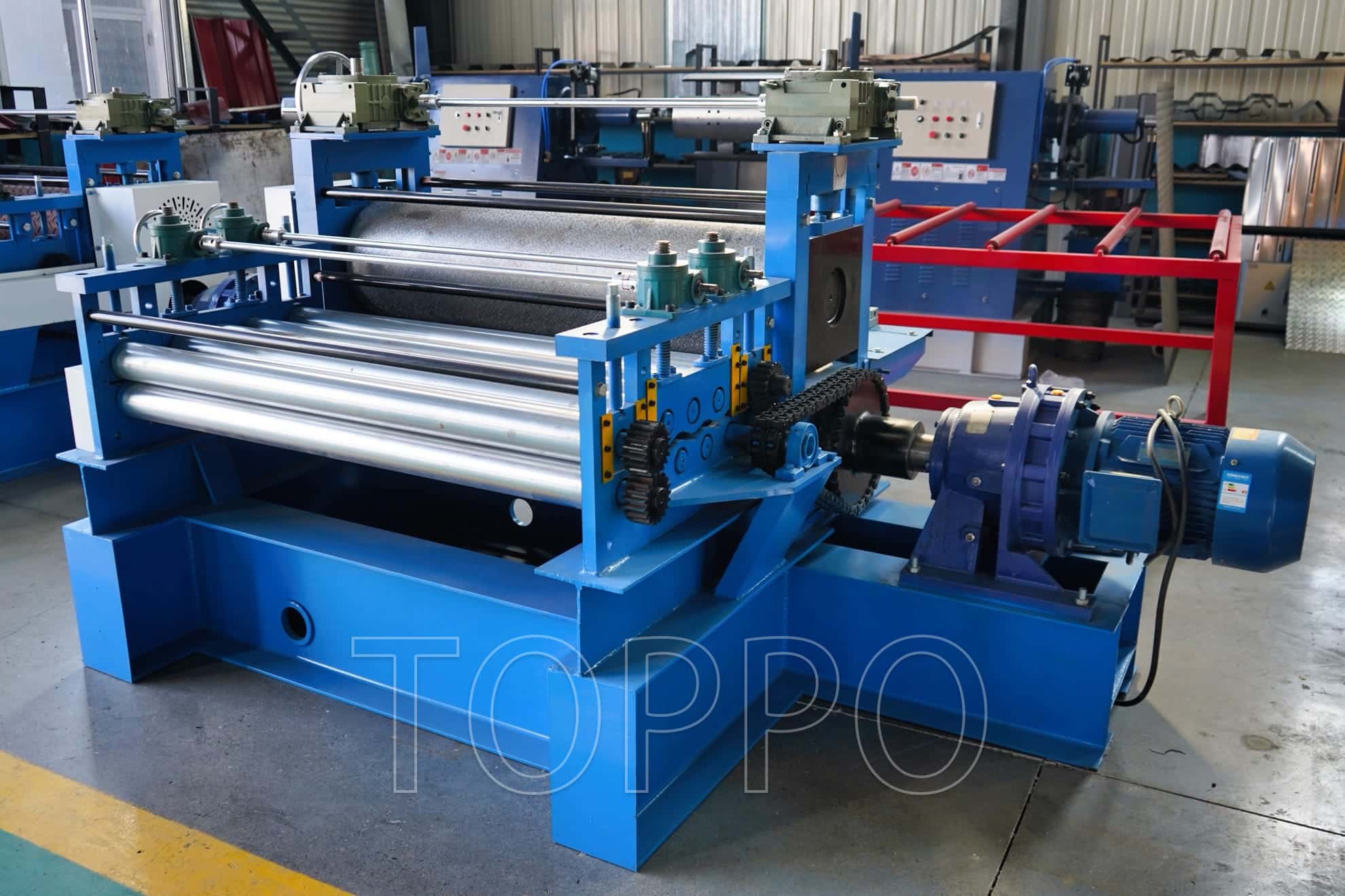 Automated Anti-slip Plate Production for Steel Processing Industries