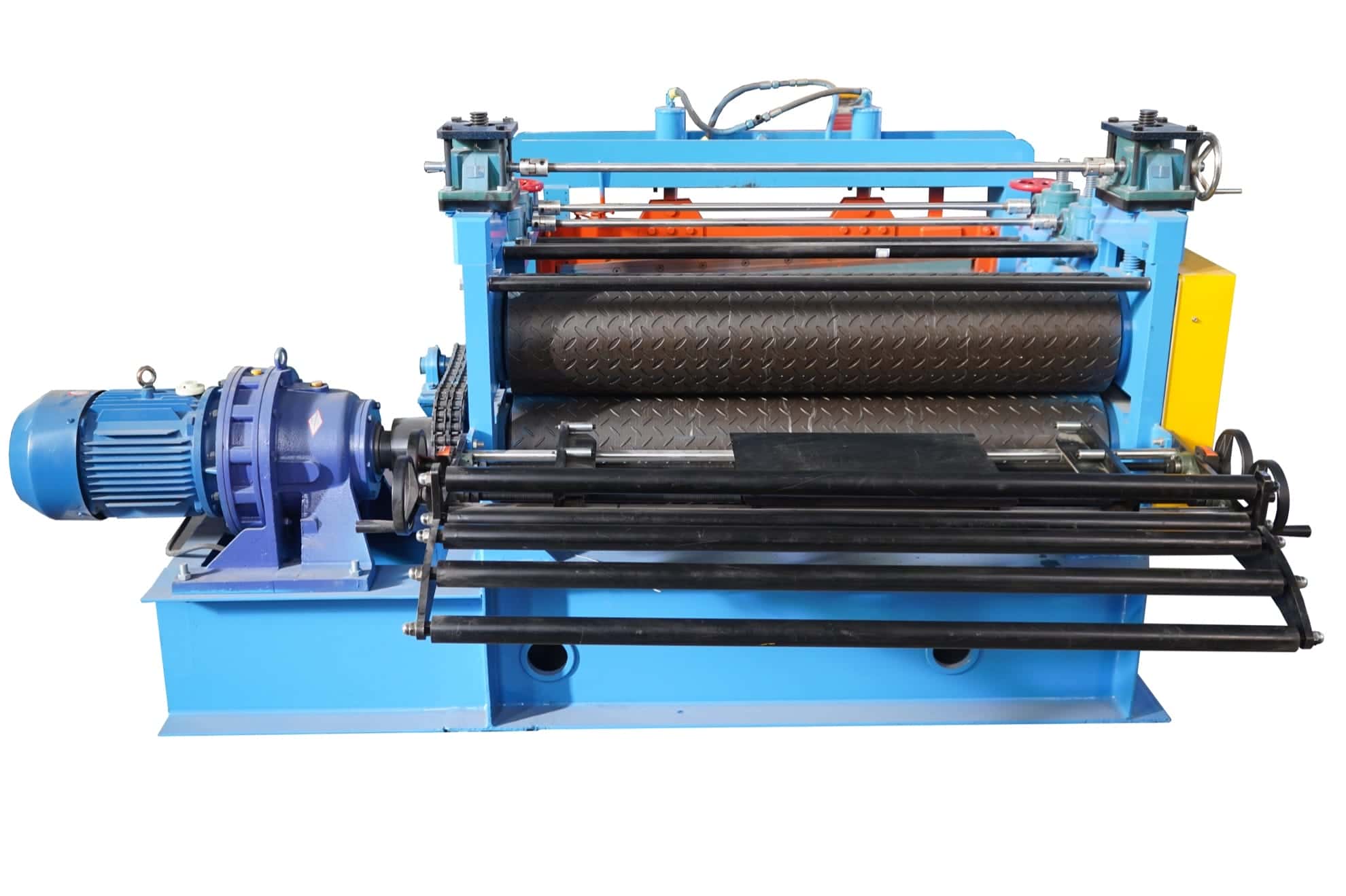 Electric Orange Peel Pattern Metal Steel Sheet Cold Rolling Embossing Machine