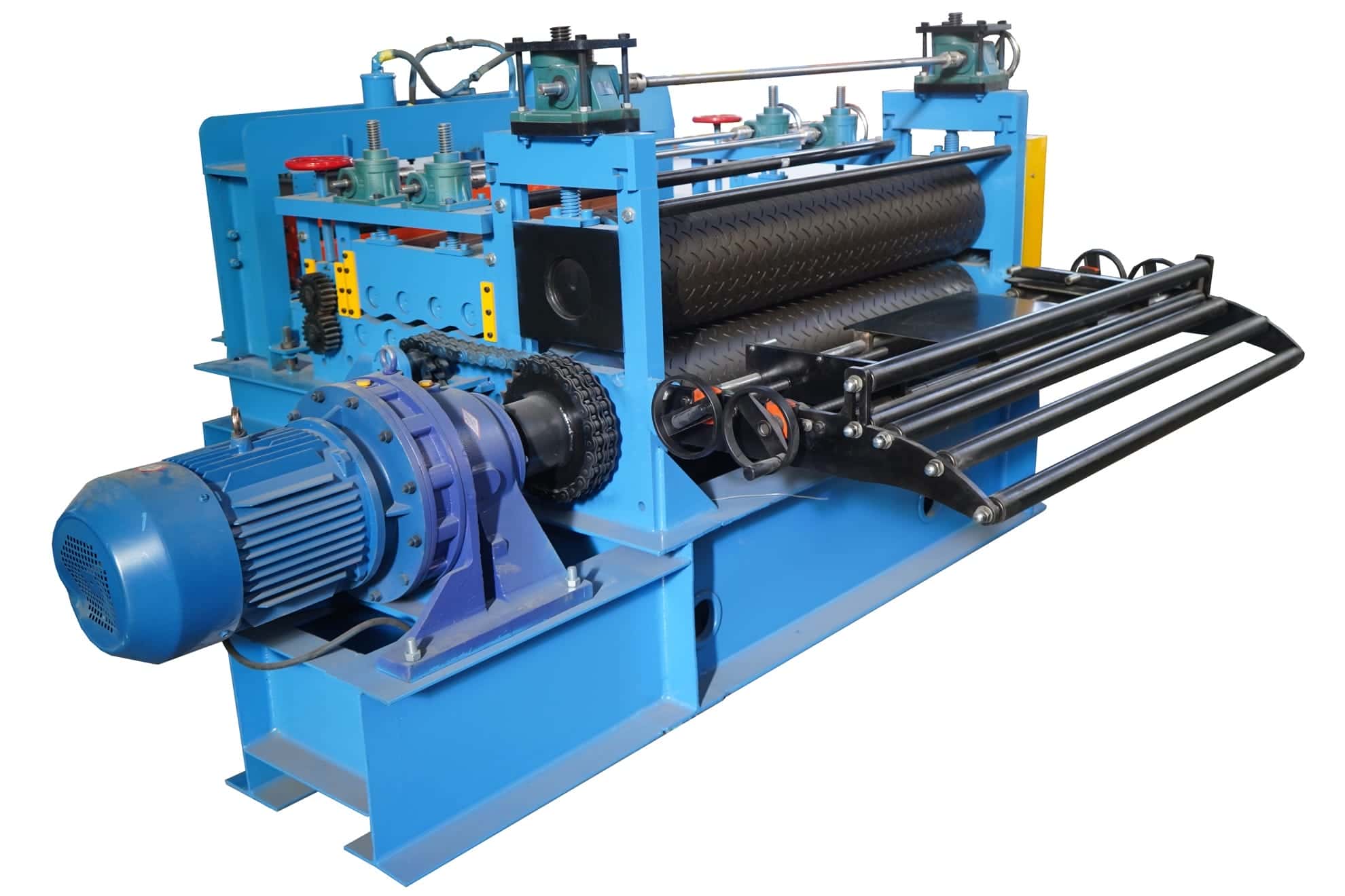 Electric Orange Peel Pattern Metal Steel Sheet Cold Rolling Embossing Machine