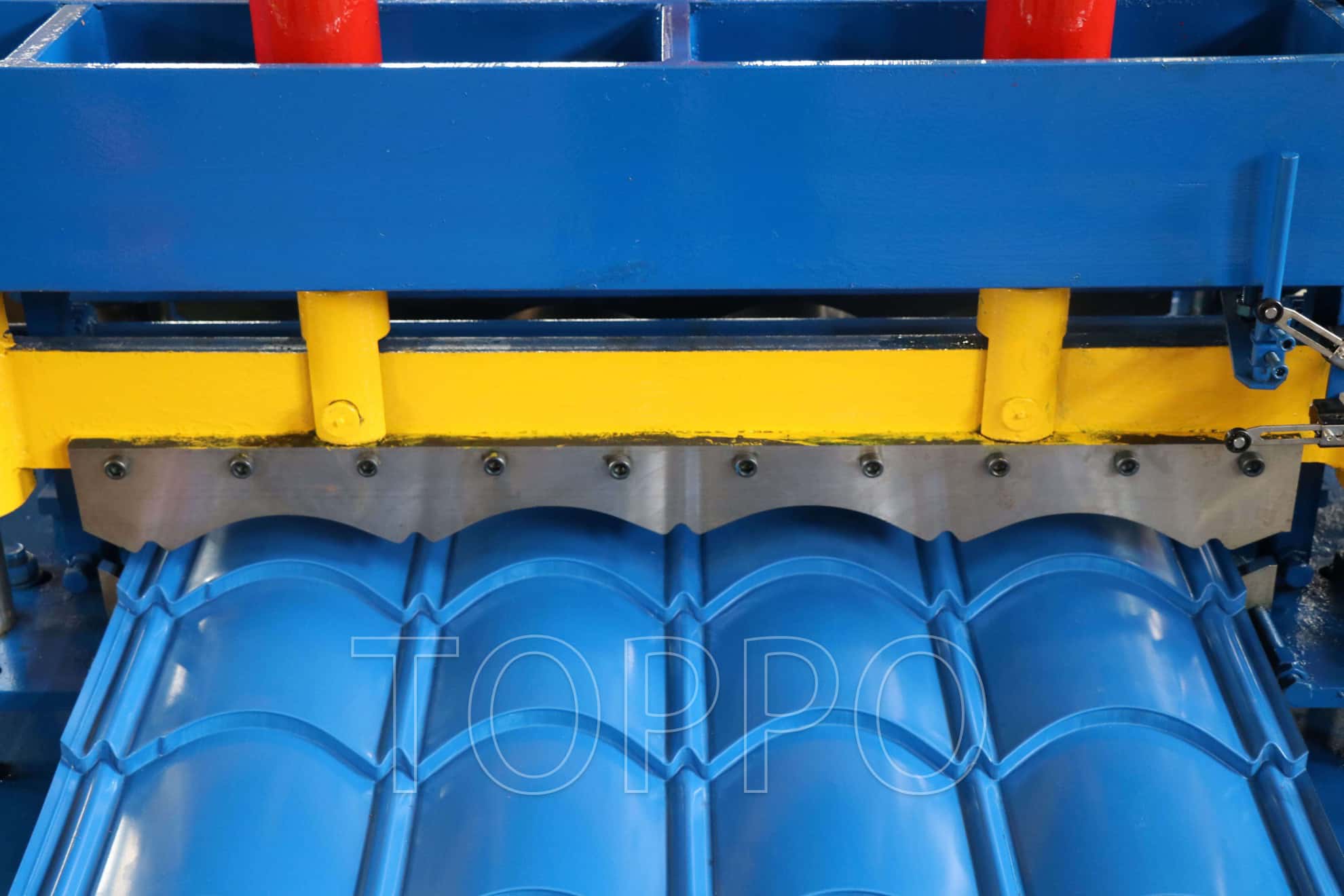 PLC Glazed Tile Roll Forming Machine for Complete Steel Roofing Applications