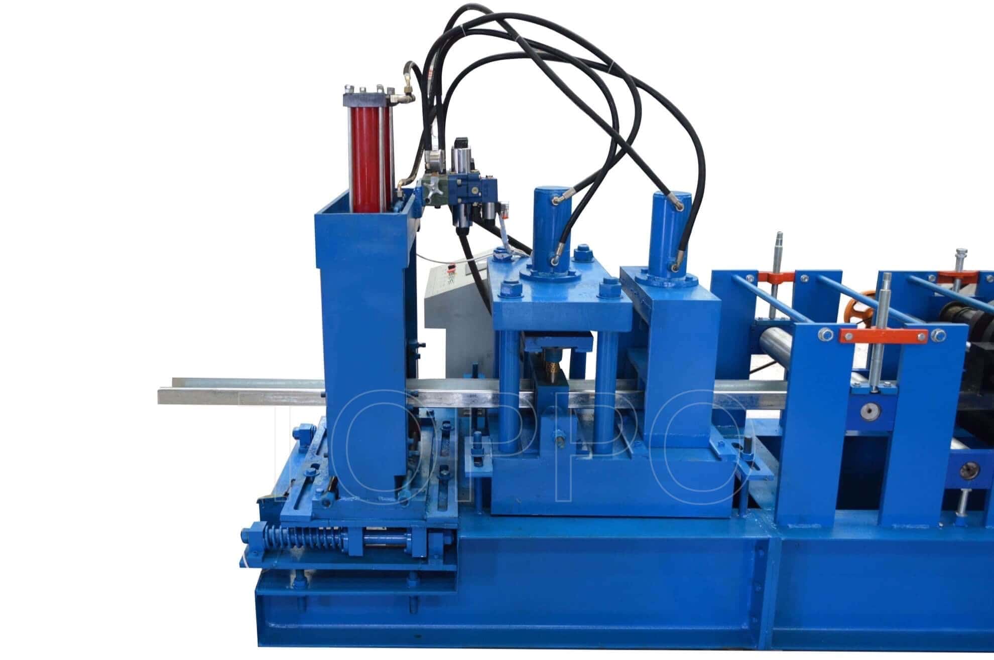 Automatic CZU Purlin Roll Forming Machine with Integrated Hydraulic Punching
