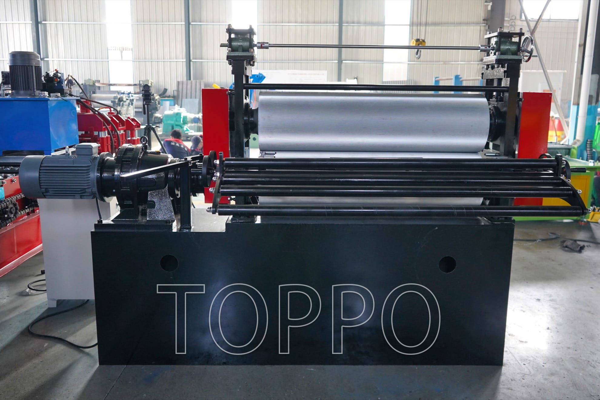 Manual Leveling Hydraulic Metal Sheet Embossing Machine