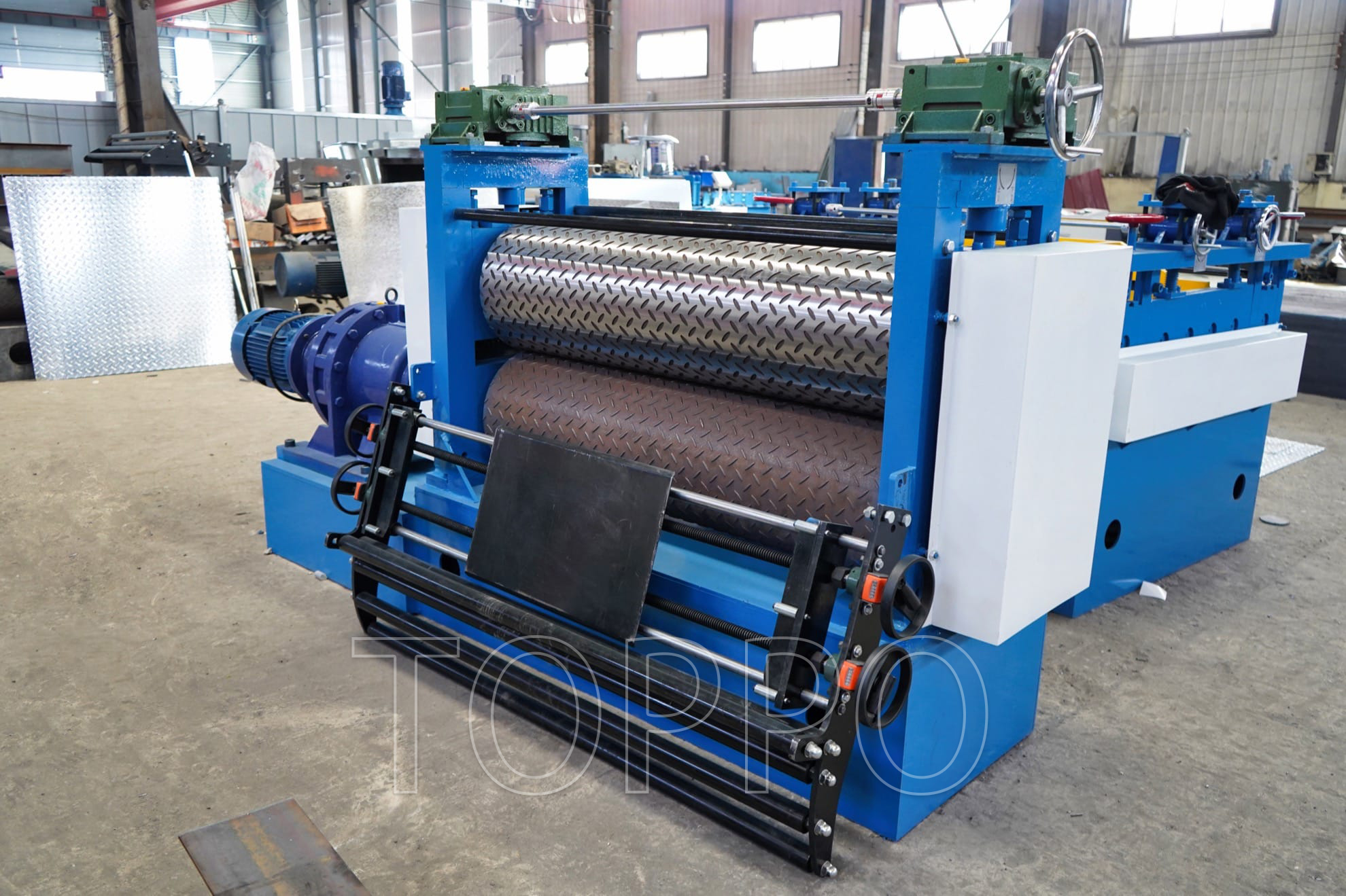 High Precision Metal Sheet Embossing Machine for Industrial Applications