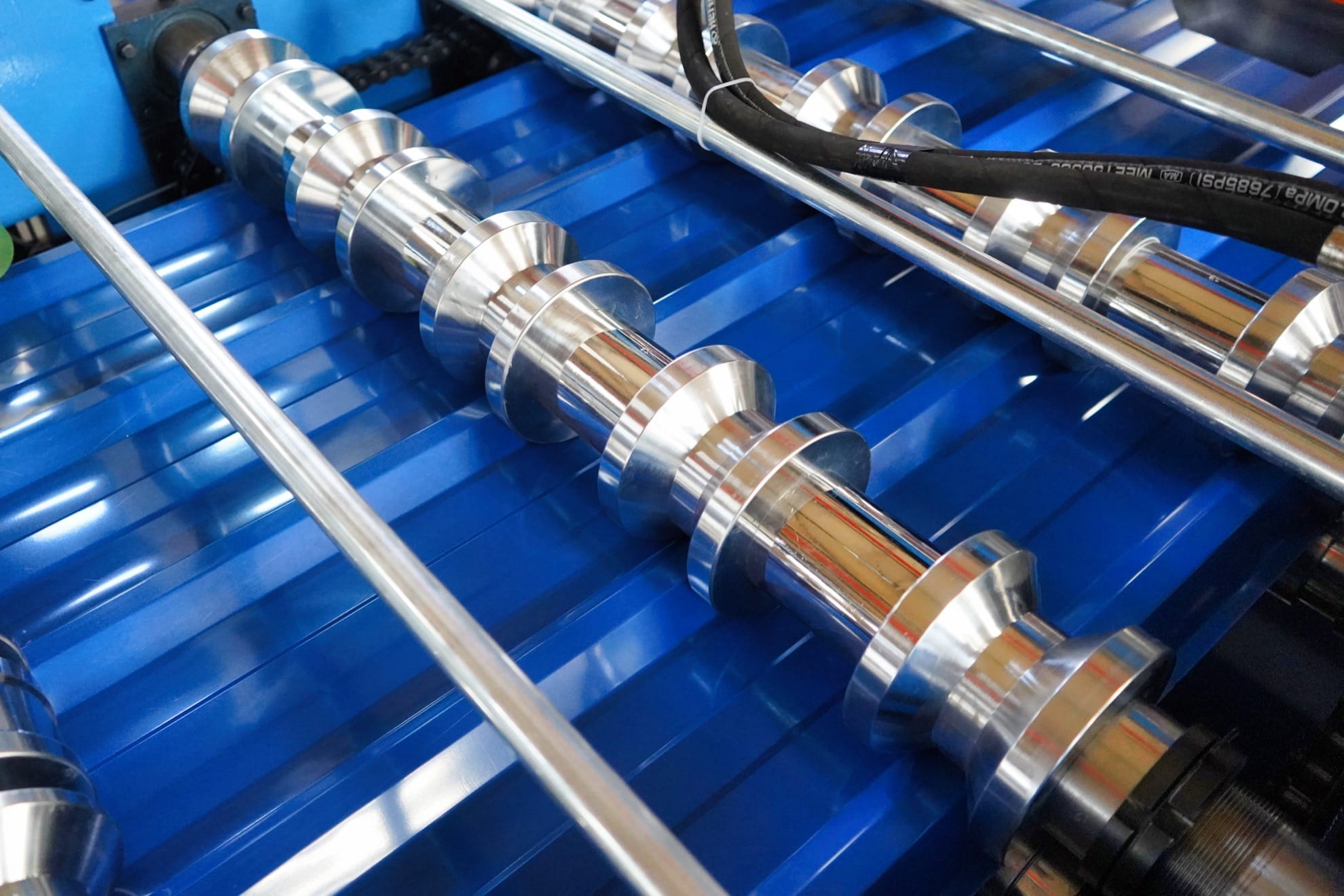 Automatic Trapezoidal Metal Roofing Sheet Roll Forming Machine