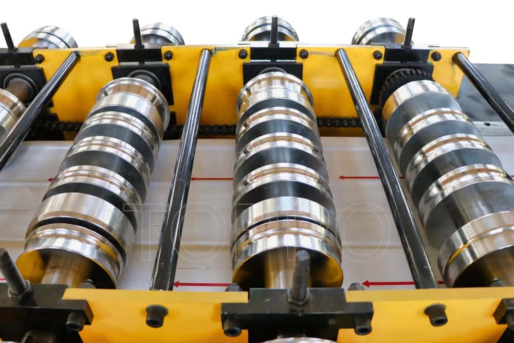 Fully Automatic Standing Seam Roofing Roll Forming Machine with PLC Touch Screen