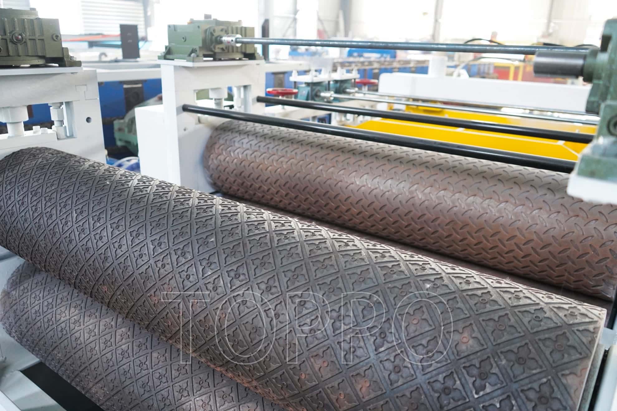 Heavy Duty Color Steel Aluminum Cold Plate Metal Embossing Machinery