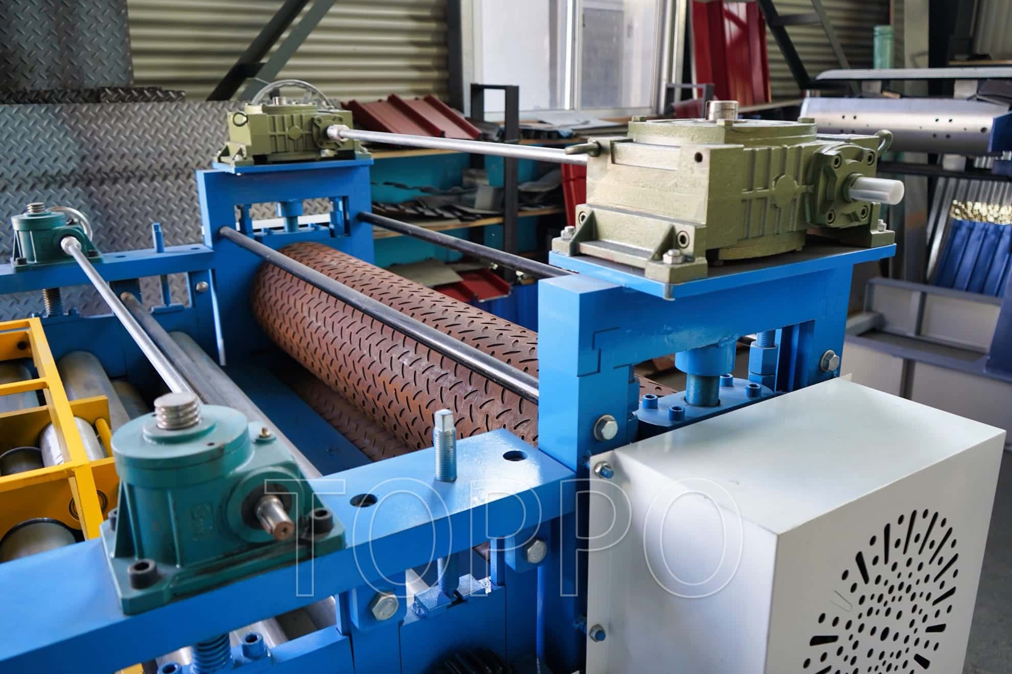 Electric Embossing Machine for Metal Sheet Pattern Rolling