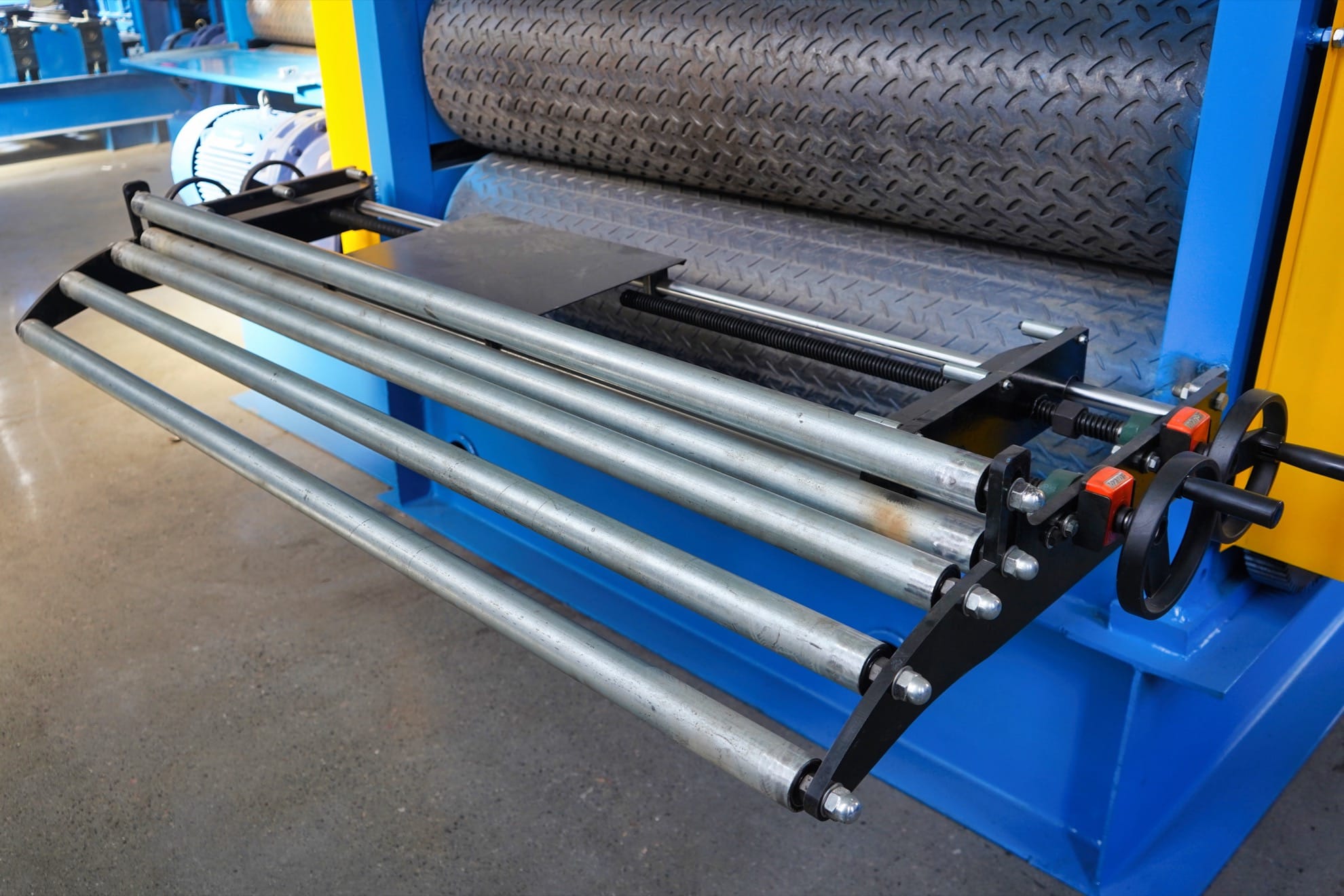Heavy Duty Diamond Pattern Metal Sheet Embossing Machine