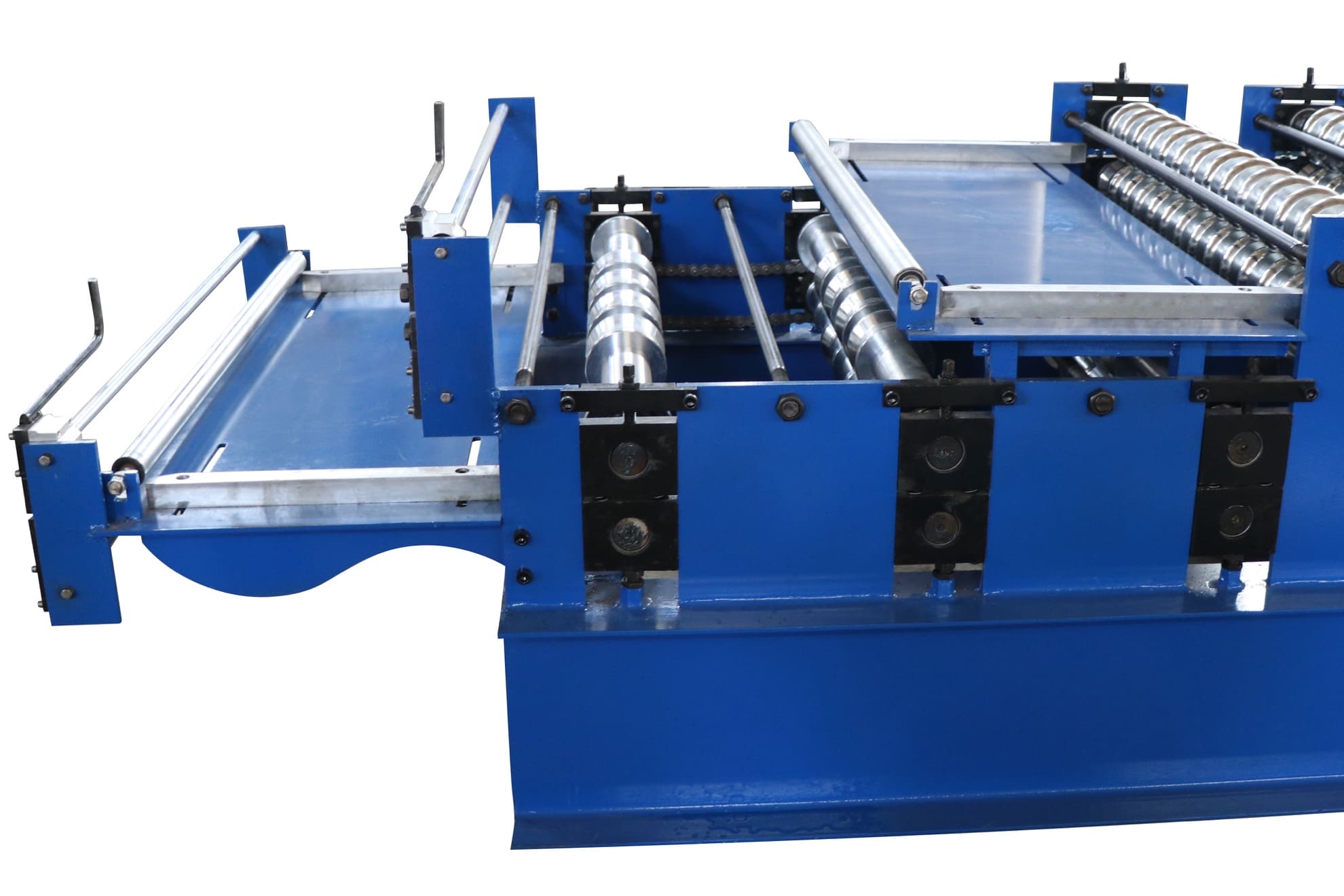 Hydraulic Double layer Trapezoidal&Corrugated  Roof Panel Roll Forming Machine