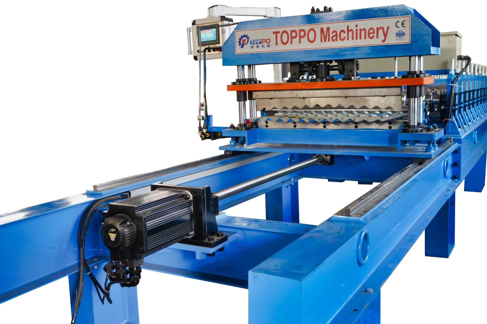 Corrugated Tile Roll Forming Line for Metal Roof Panel Production