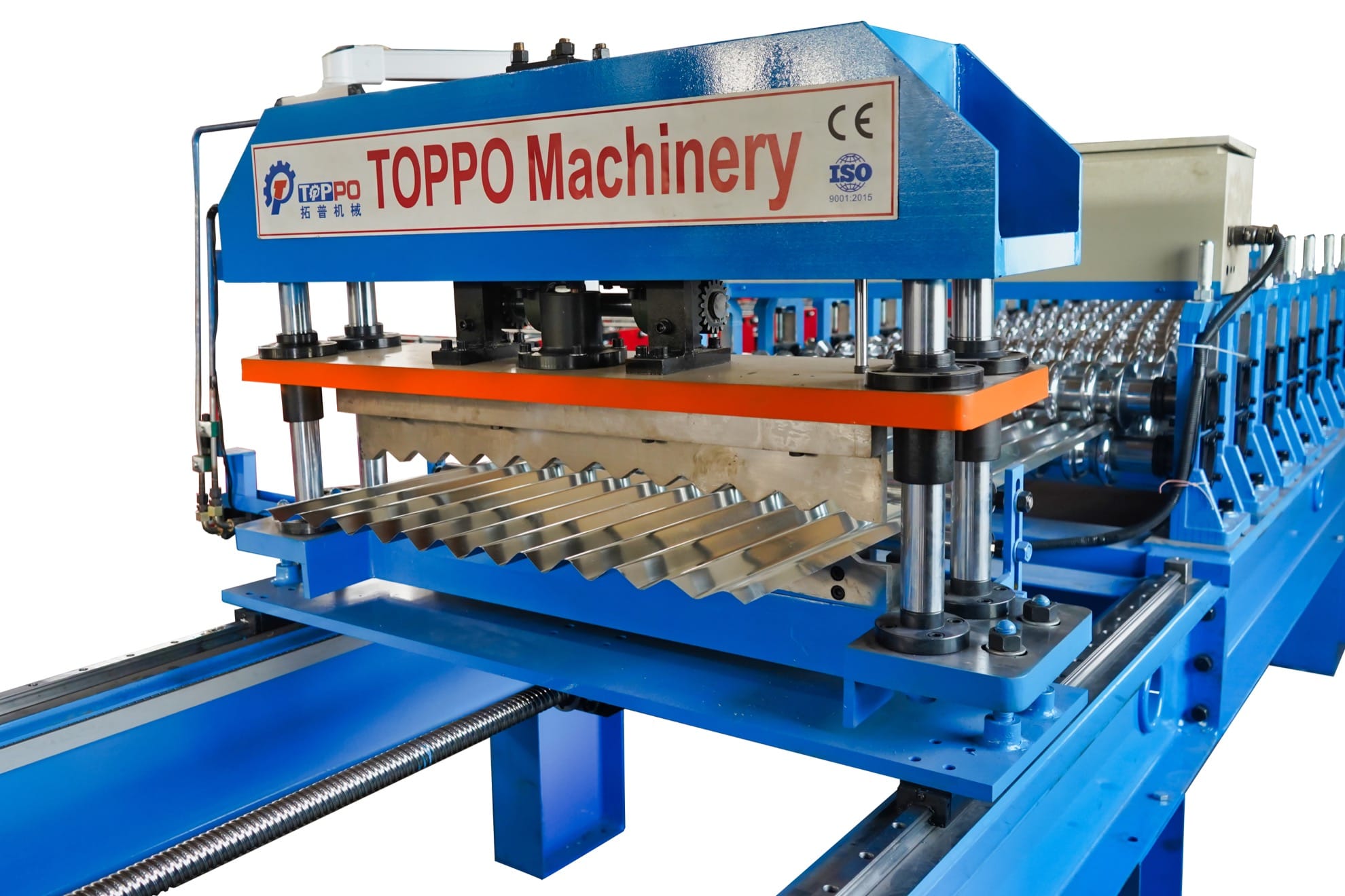 Corrugated Tile Roll Forming Line for Metal Roof Panel Production