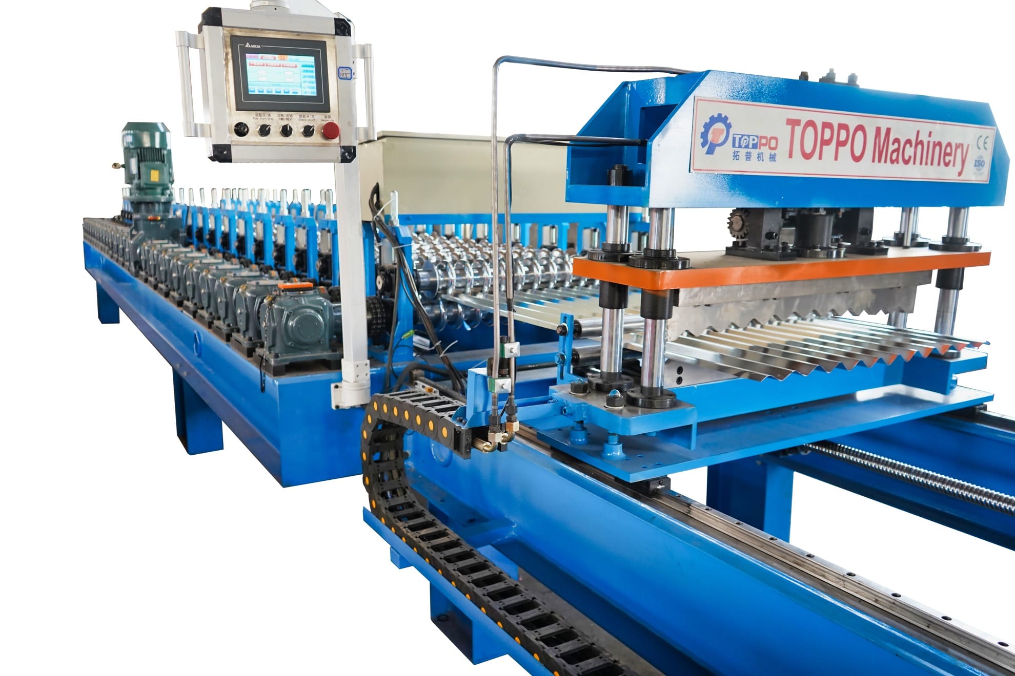 Automatic Corrugated Roofing Sheet Roll Forming Machine for Metal Roof Panels