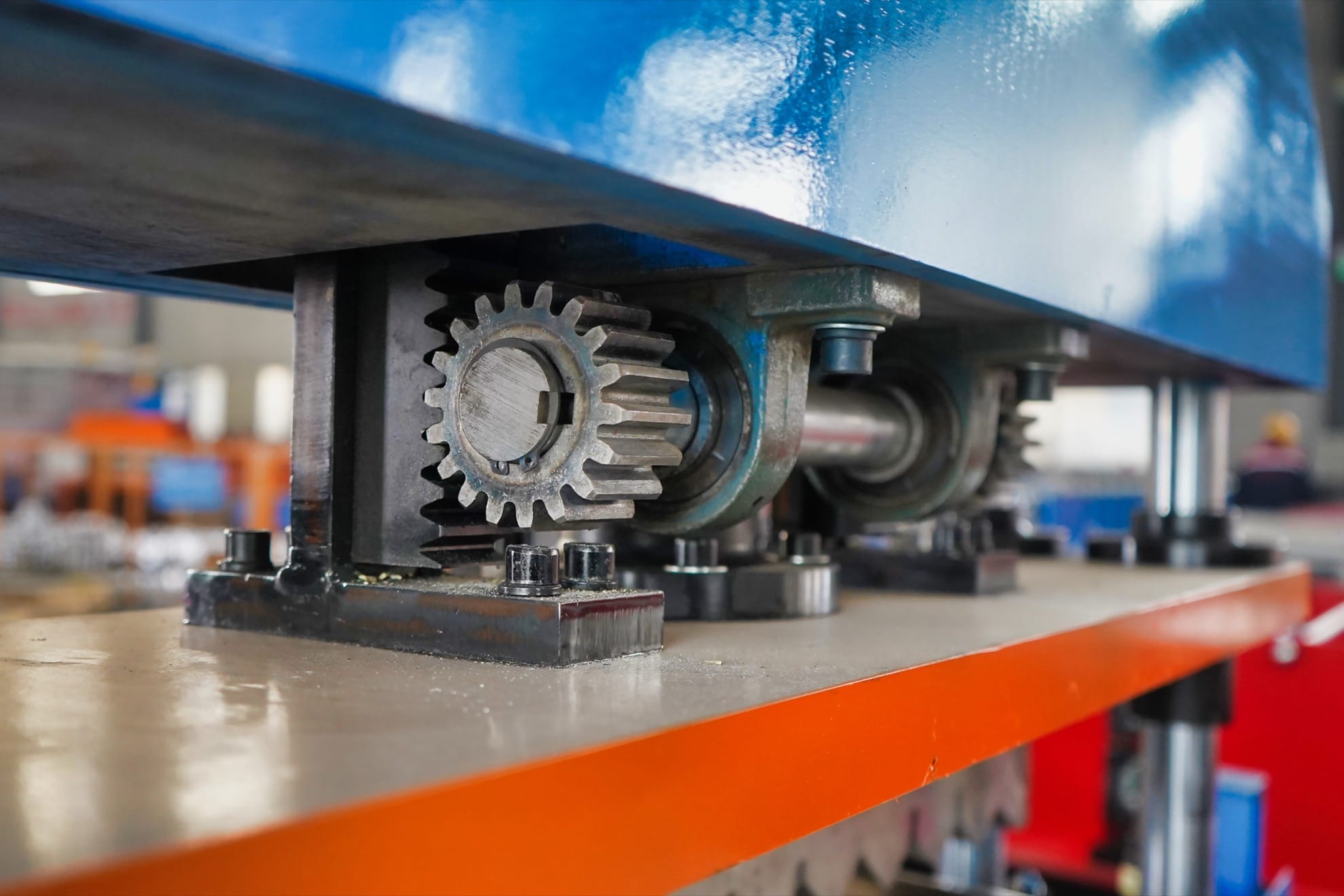 Corrugated Roll Forming Machine with Vertical Gearbox Drive System