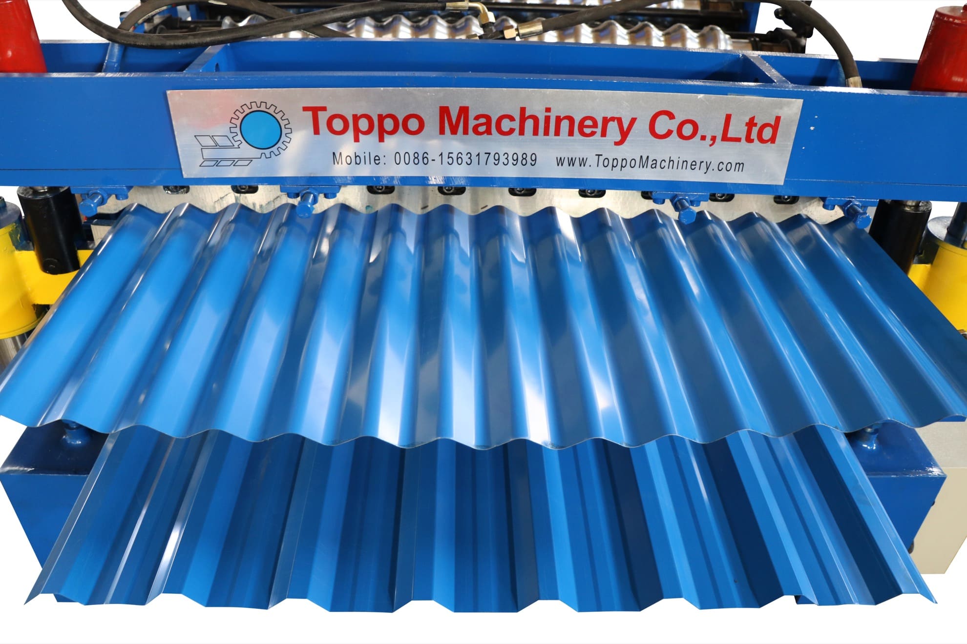 Hydraulic Double layer Trapezoidal&Corrugated  Roof Panel Roll Forming Machine