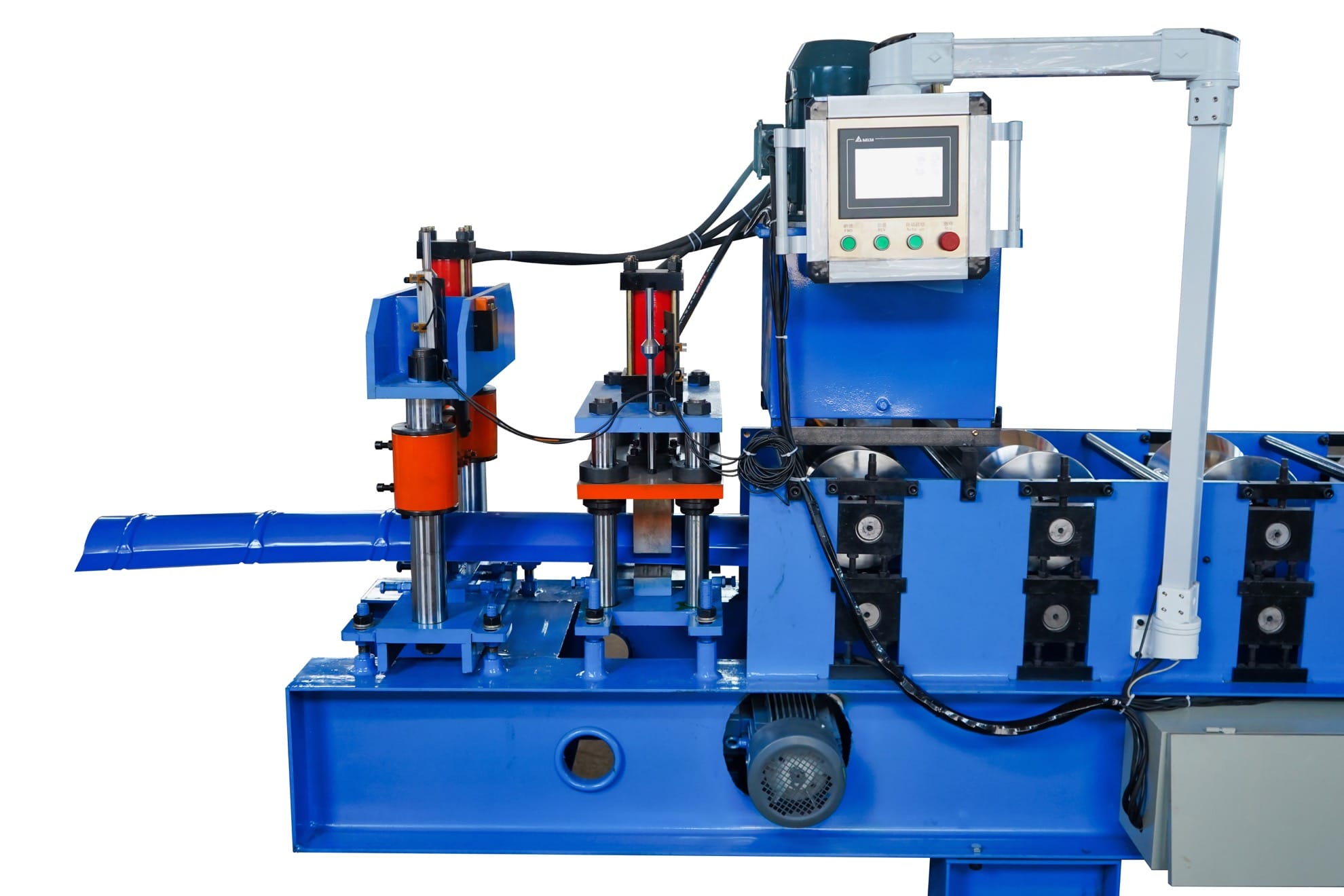 Color Steel Roofing Ridge Cap Sheet Roll Forming Machine