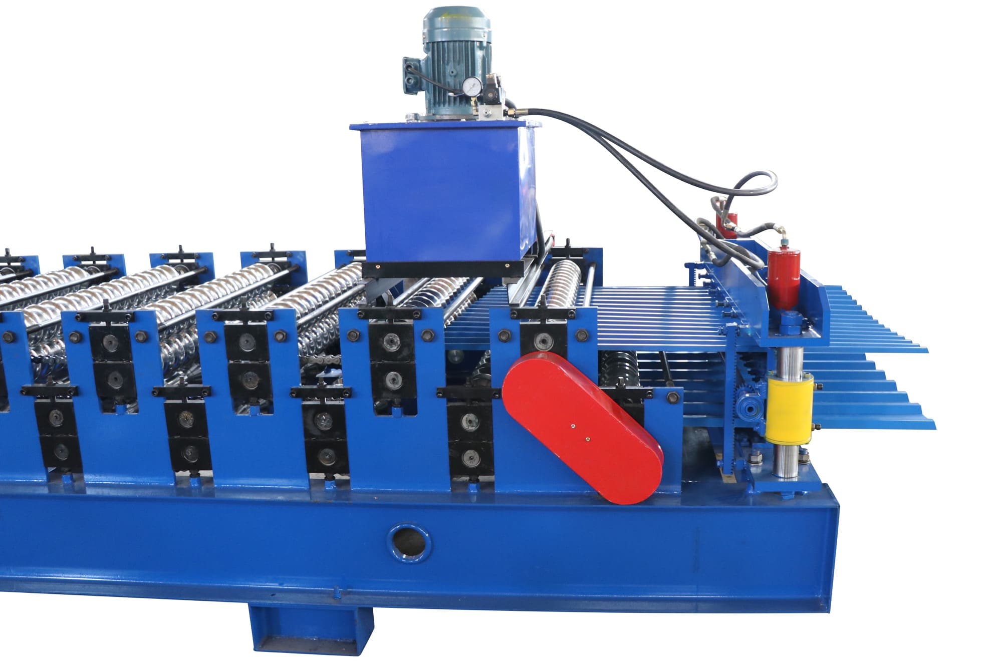 PLC Controlled Double Layer Roll Forming Machine for Roofing Sheets
