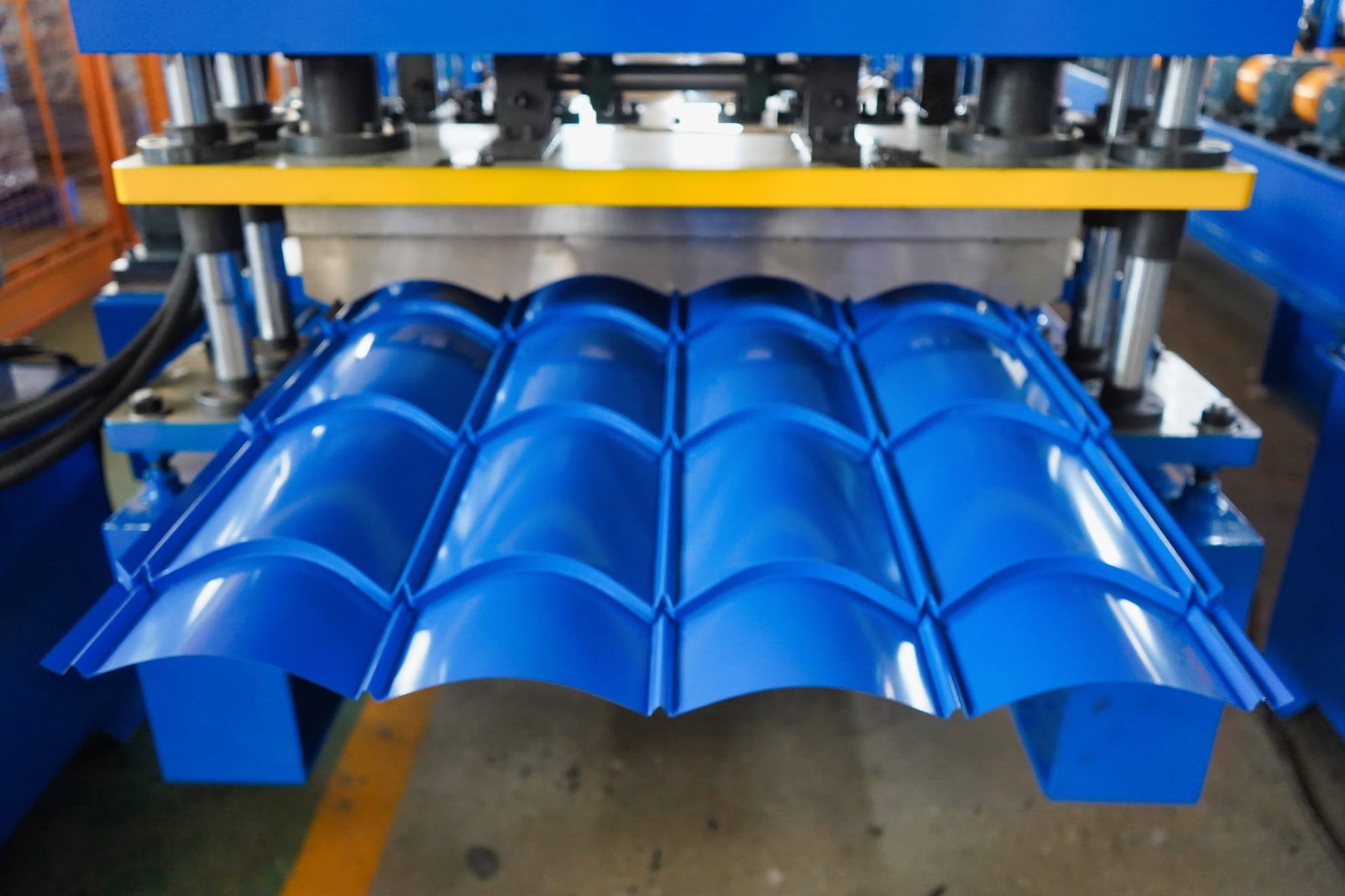 Automatic 828 Glazed tile Roofing Sheet roll forming machine