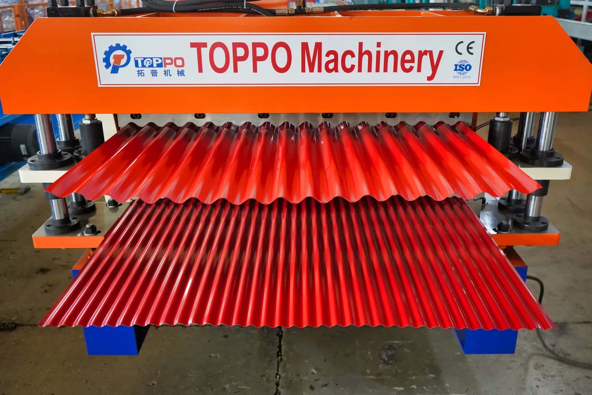 High Efficiency Roofing Panel Making Machine for Corrugated Metal Roof Sheets