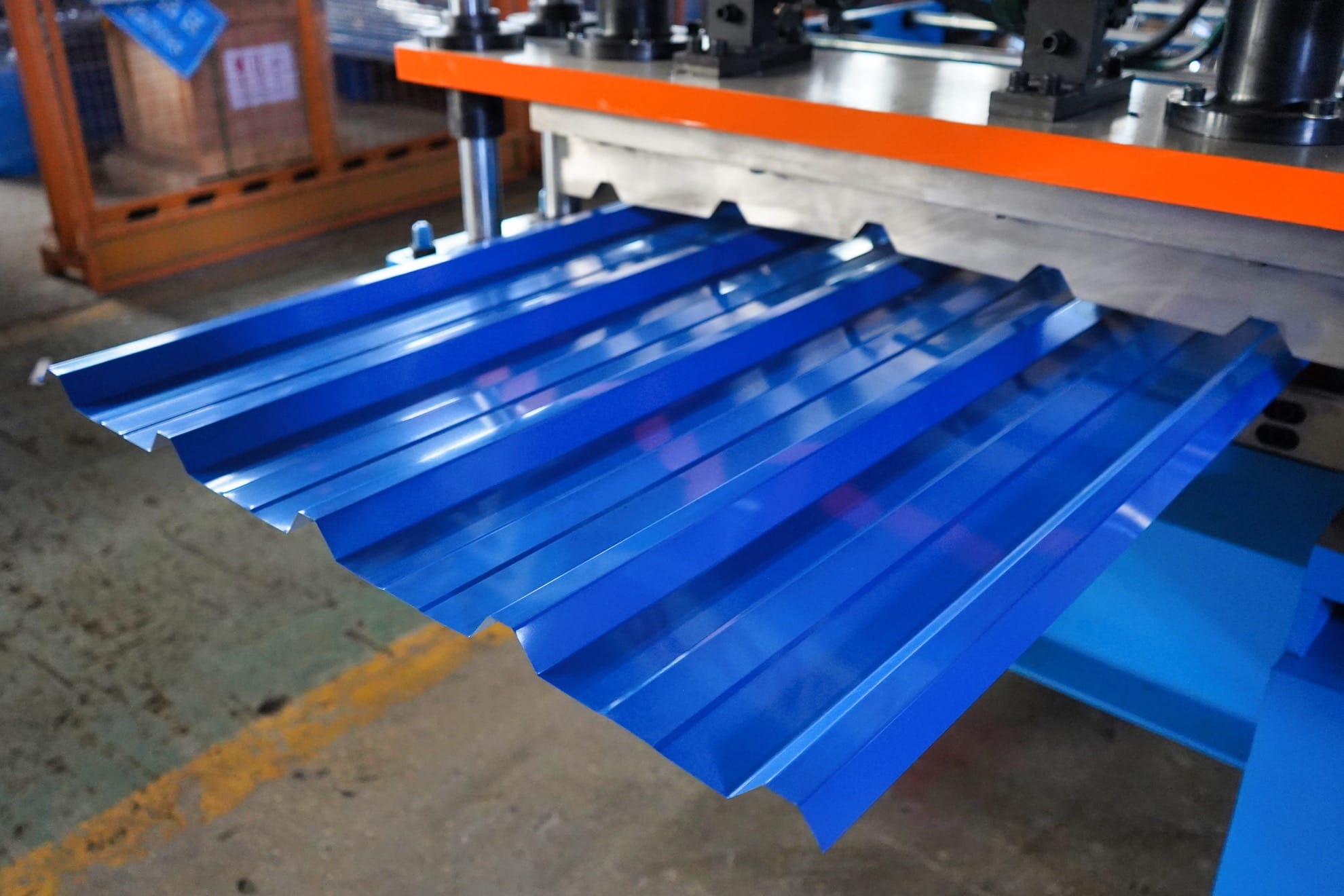 Automatic Trapezoidal Metal Roofing Sheet Roll Forming Machine