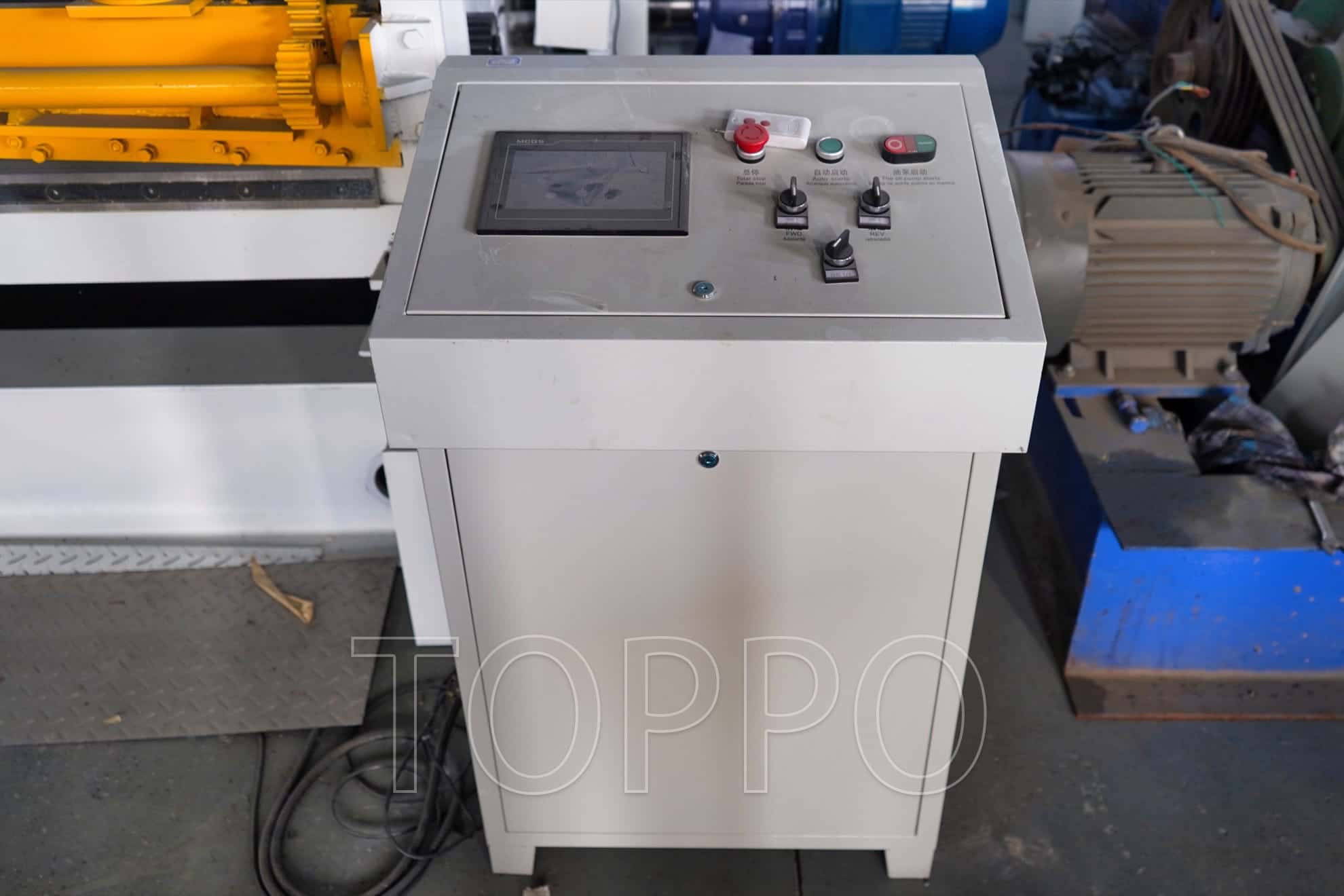Heavy Duty Color Steel Aluminum Cold Plate Metal Embossing Machinery